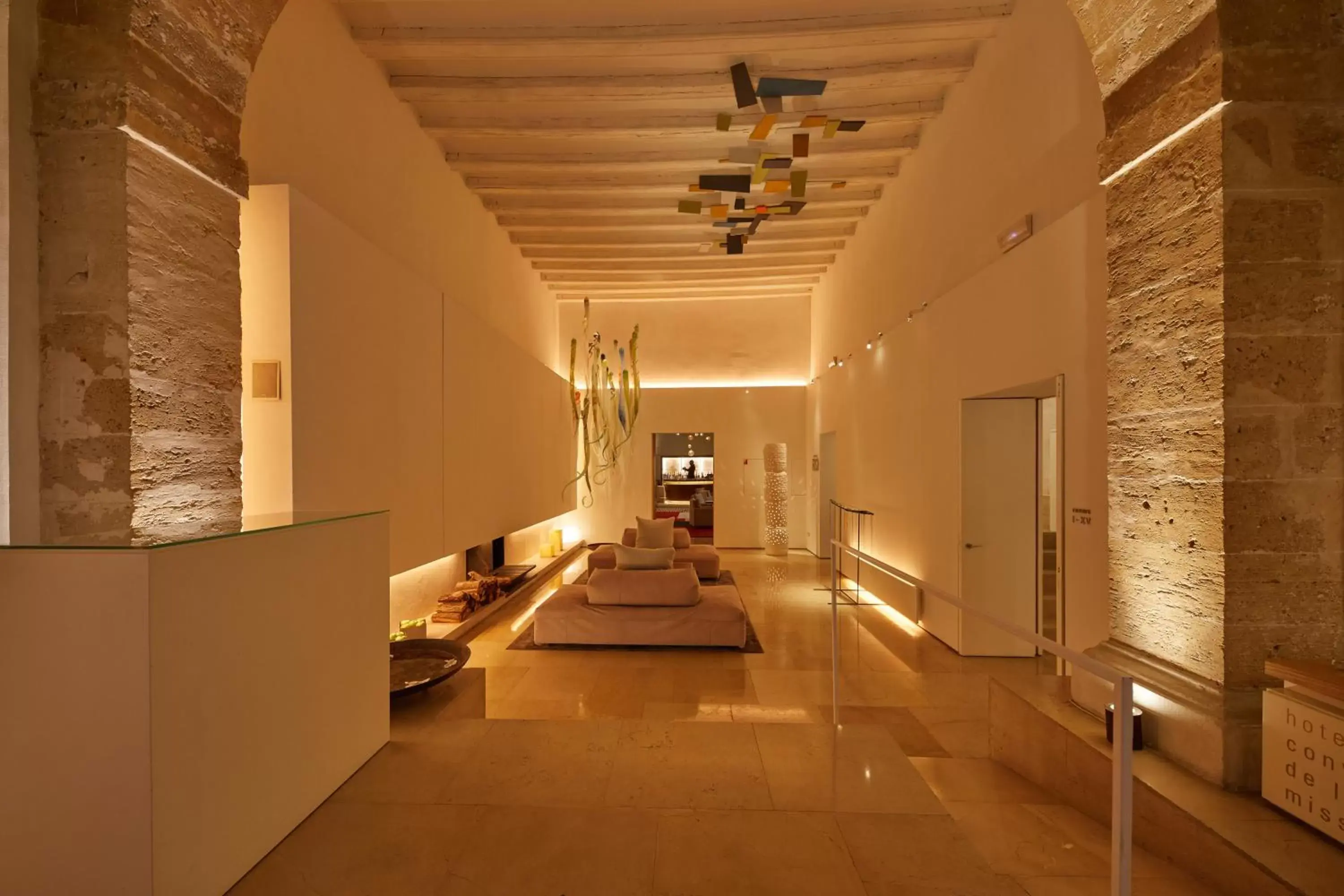 Lobby or reception, Bed in Convent de la Missio - Grand Luxury Boutique hotel, Adults Only Lobby or reception, Bed in Convent de la Missio - Grand Luxury Boutique hotel, Adults Only