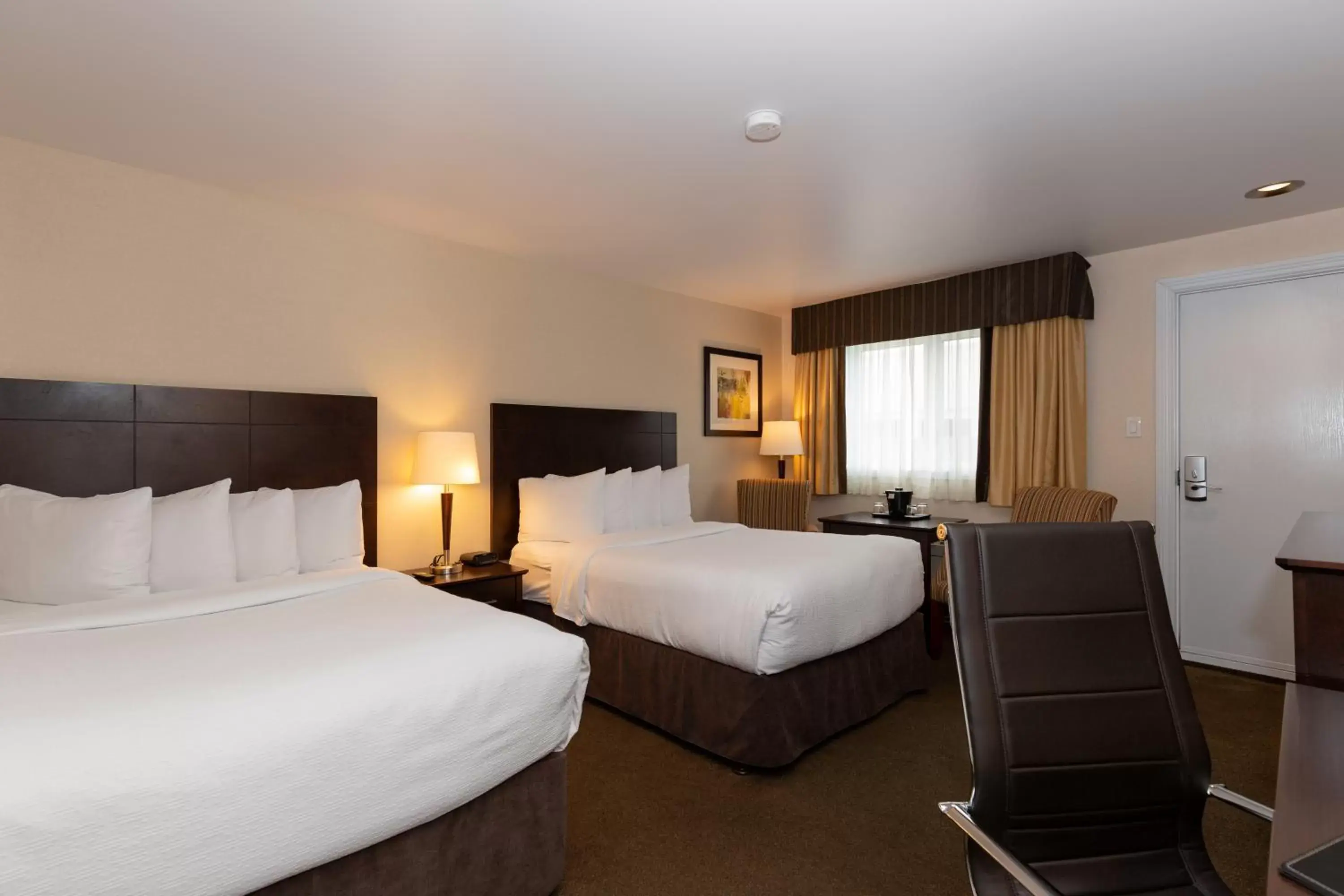 Bed in Quality Inn & Suites Bed in Quality Inn & Suites