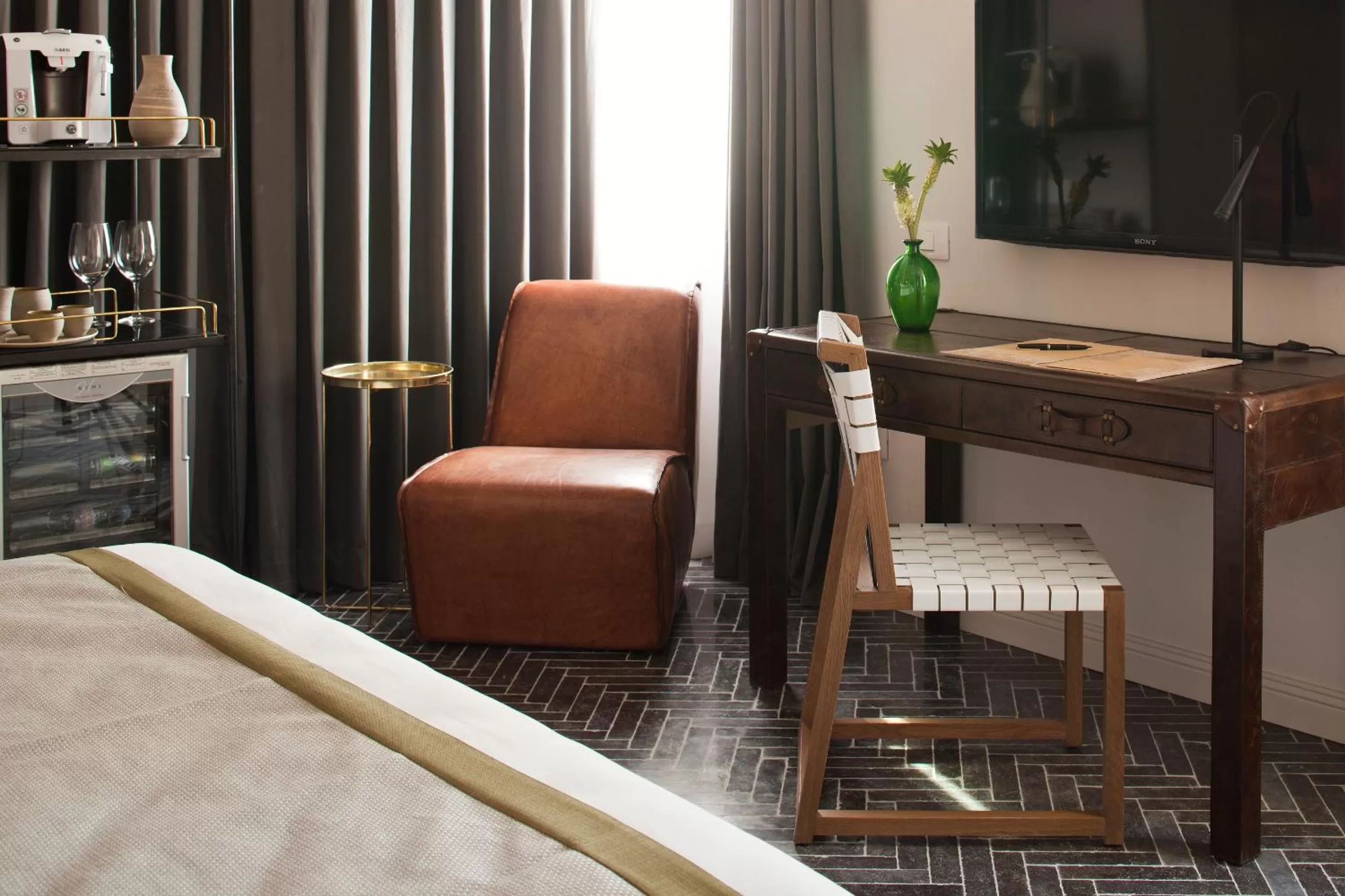 Seating area, Bed in The Rothschild Hotel - Tel Aviv's Finest