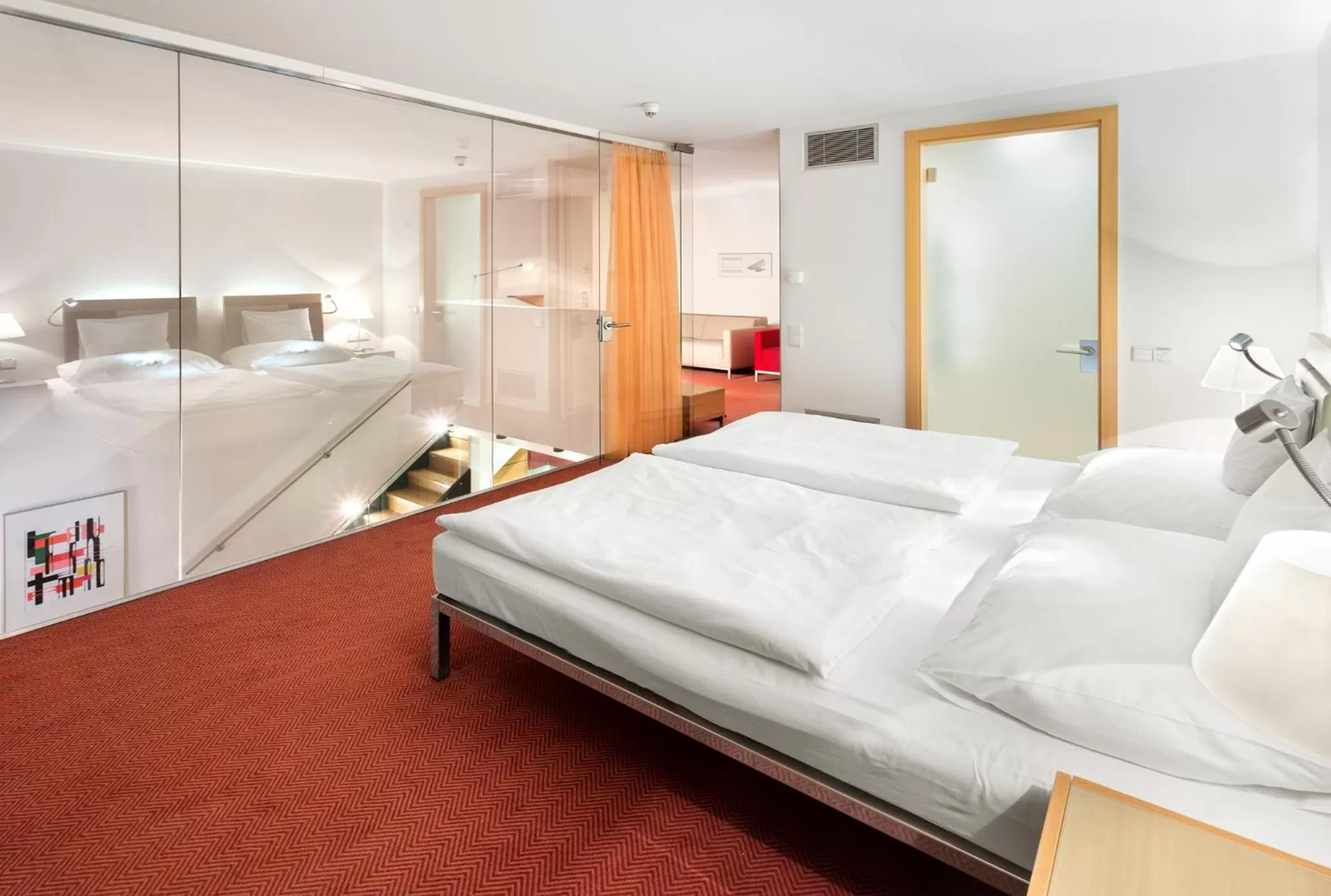 Bed in Vienna House by Wyndham Andel's Prague