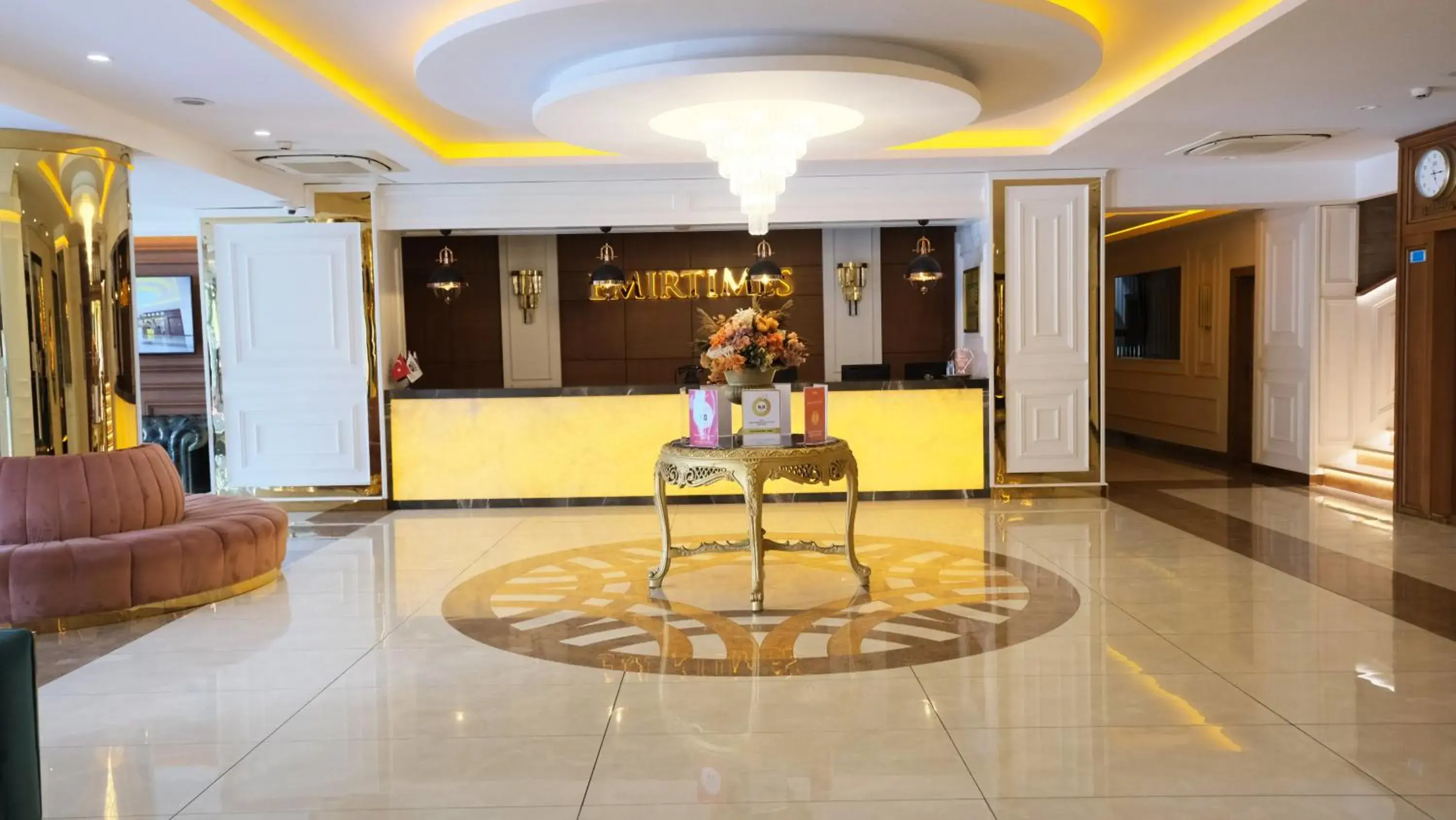 Lobby or reception, Lobby/Reception in Emirtimes Hotel&Spa - Tuzla
