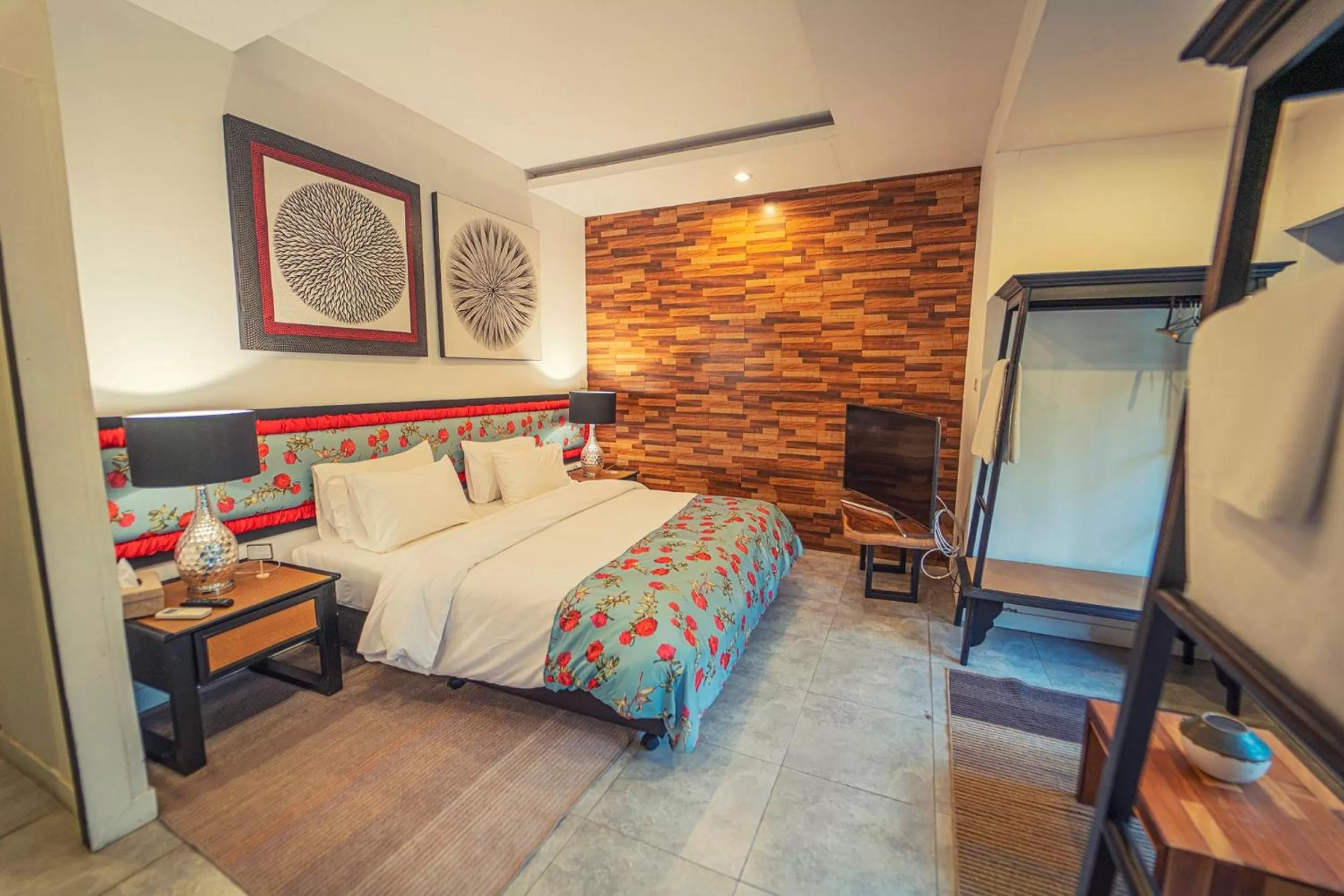 Bed in Baan Suan Residence เฮือนพักบ้านสวน