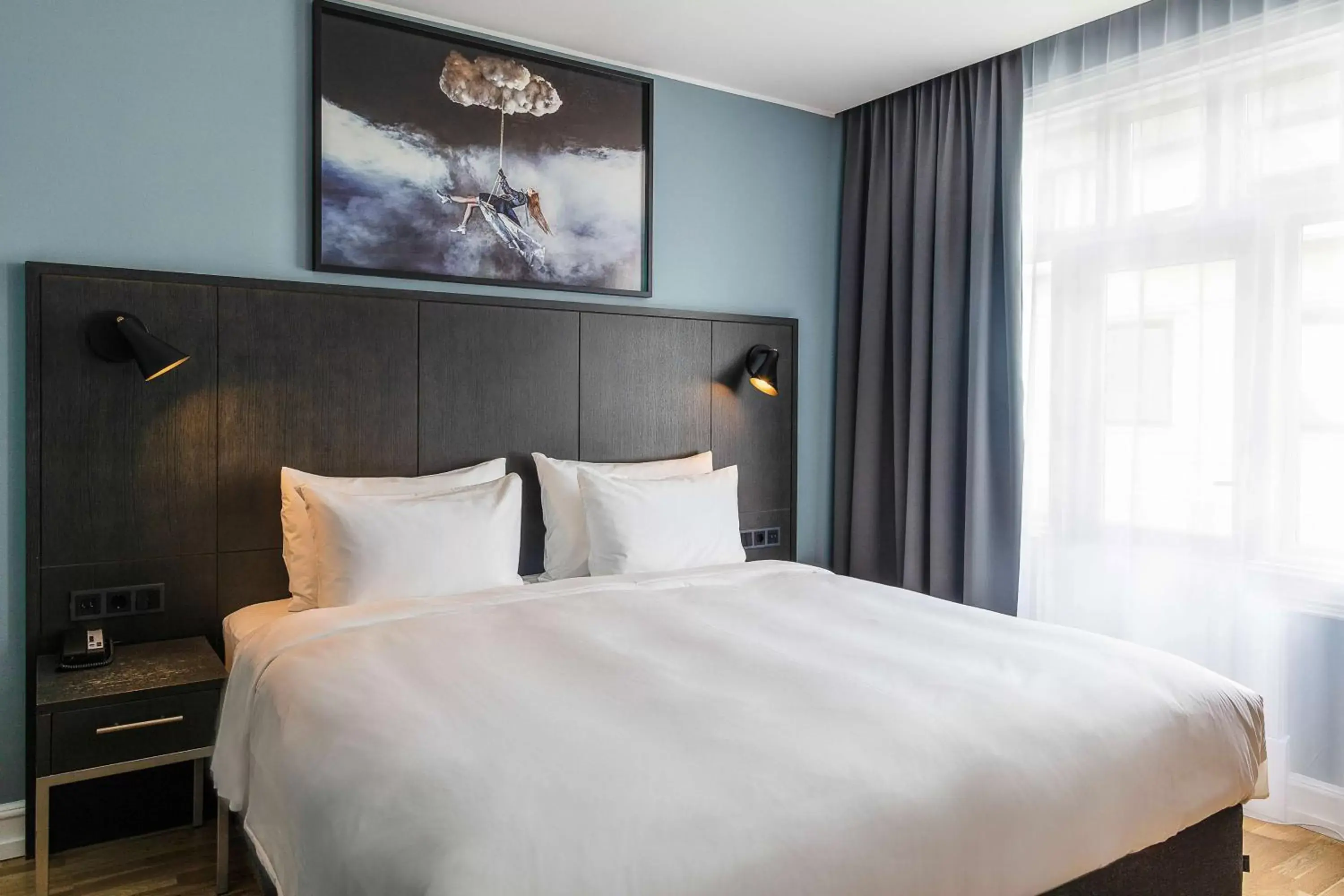 Bedroom, Bed in Radisson Blu 1919 Hotel, Reykjavík