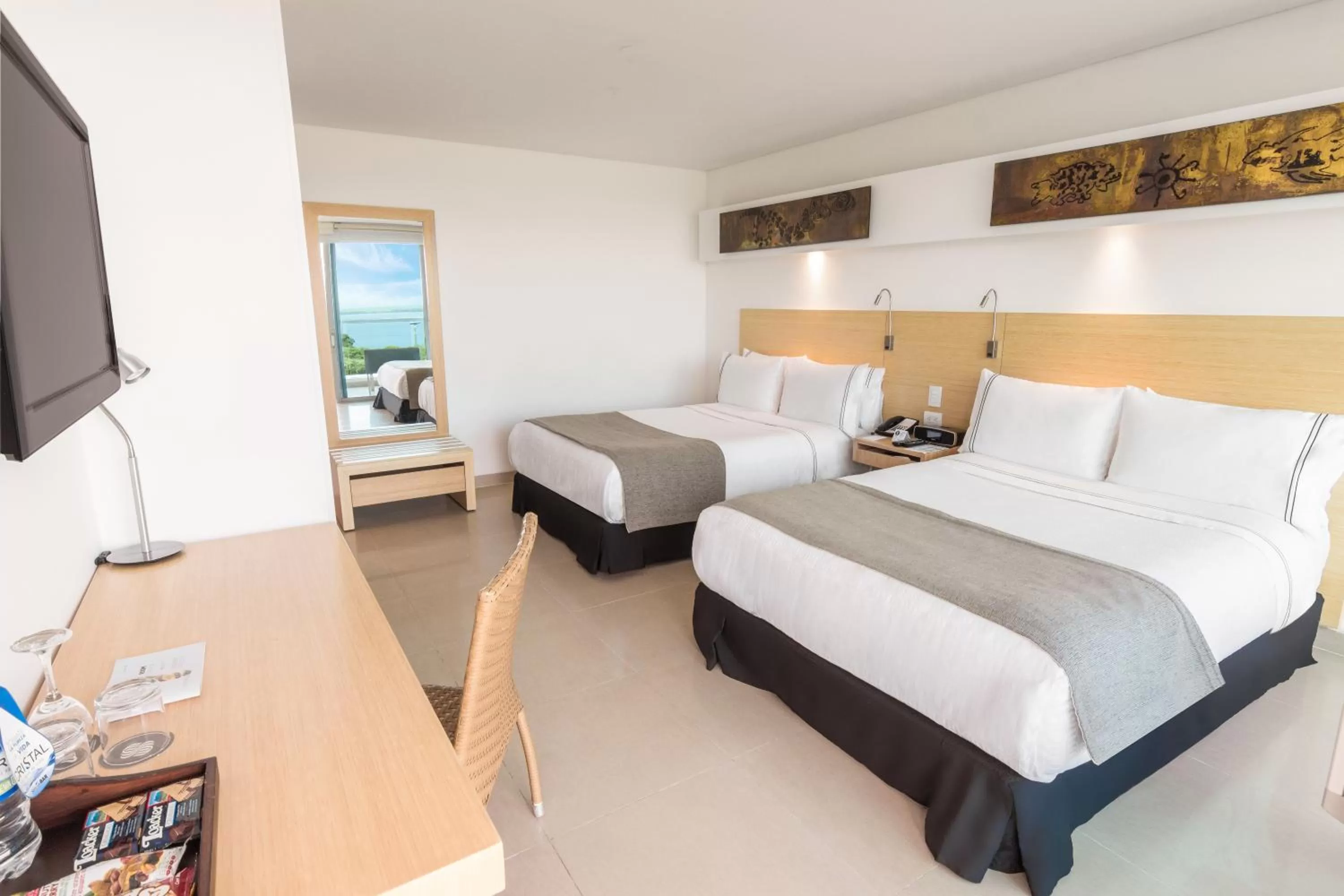 Bed in Sonesta Hotel Cartagena