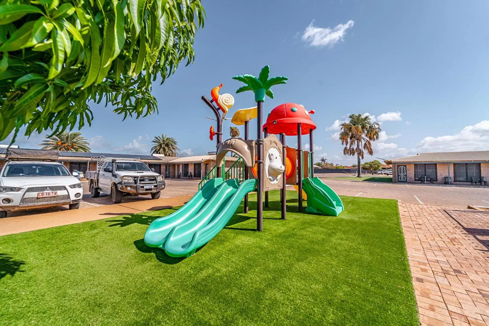 Children play ground, Children's Play Area in Carnarvon Motel