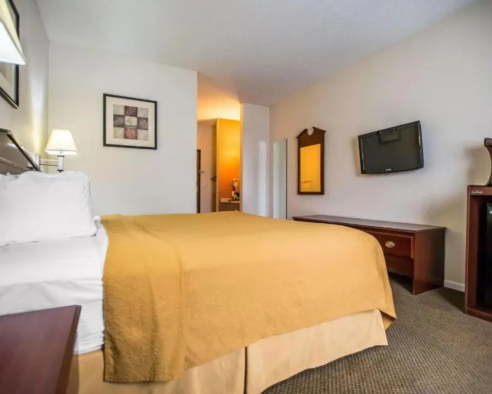 King Room with Roll-In Shower - Accessible/Non-Smoking in Quality Inn Peru near Starved Rock State Park King Room with Roll-In Shower - Accessible/Non-Smoking in Quality Inn Peru near Starved Rock State Park