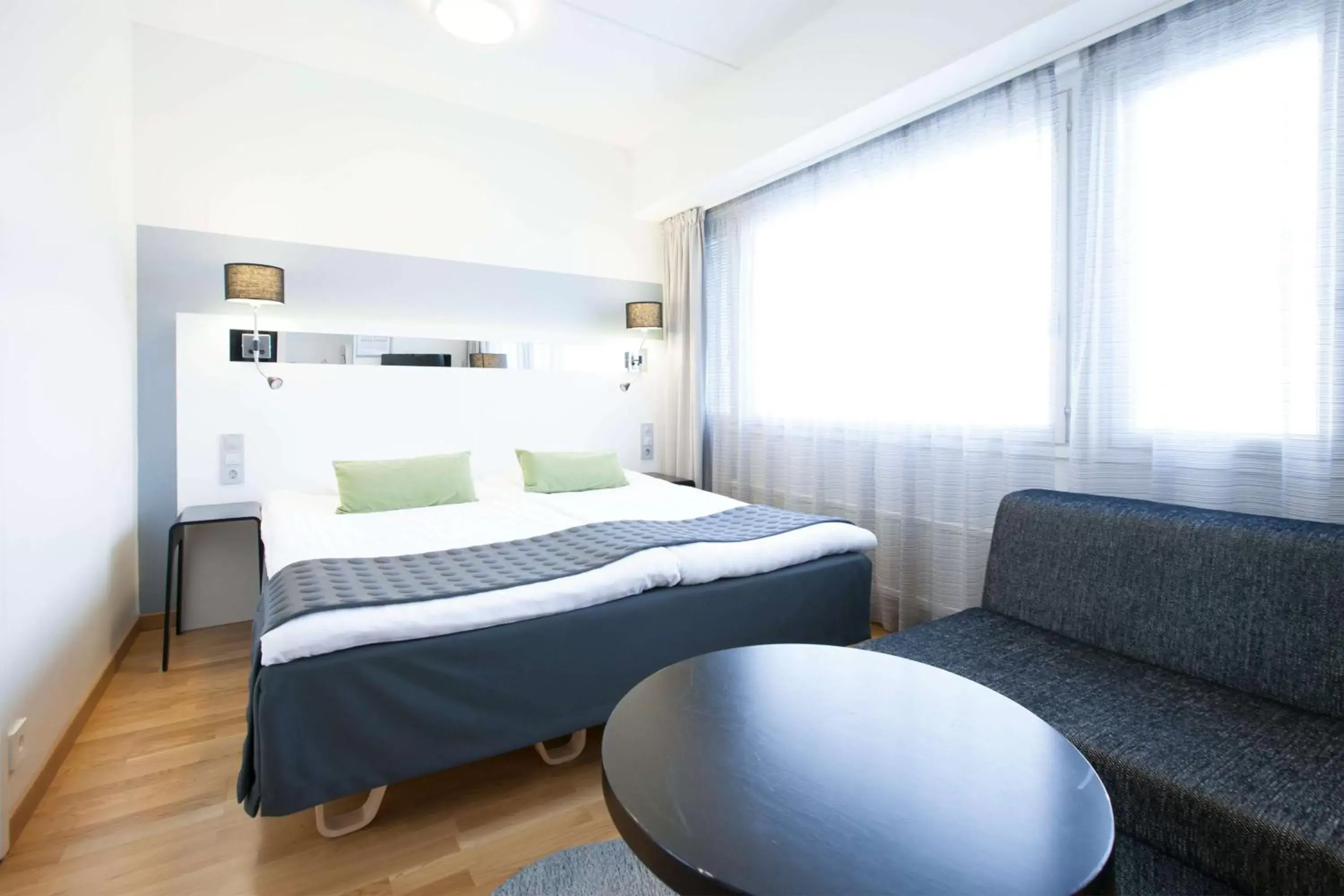 Photo of the whole room, Bed in Scandic Pori