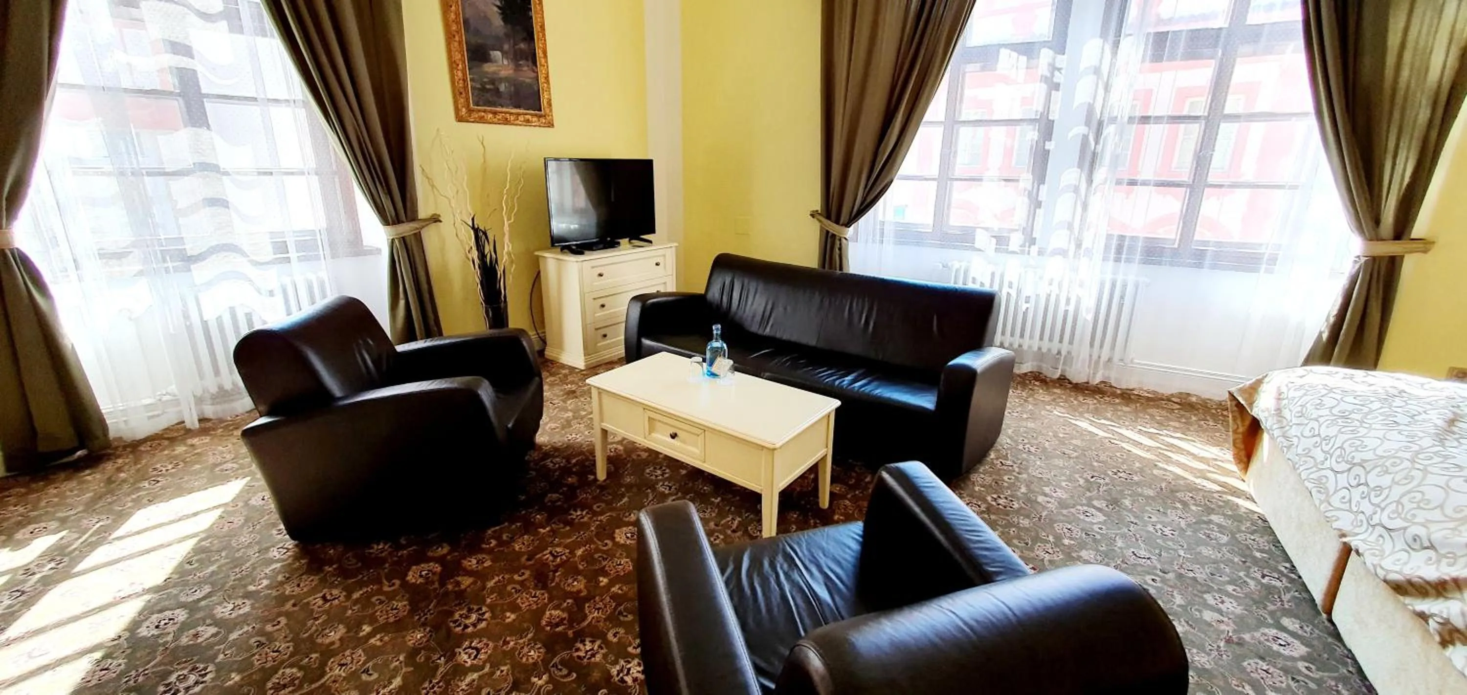 Seating area in Hotel Metamorphis