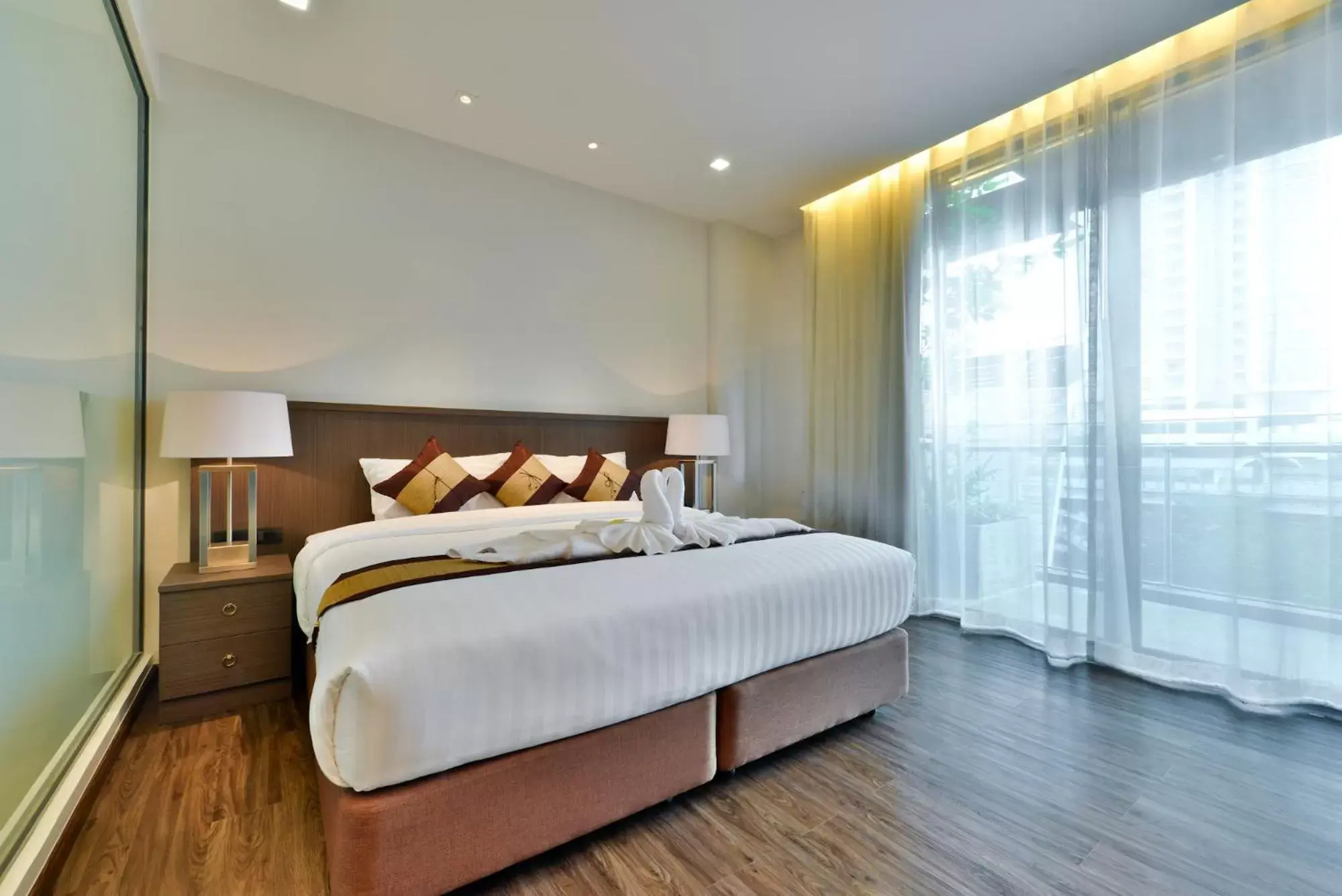 Bed in Civic Horizon Hotel & Residence