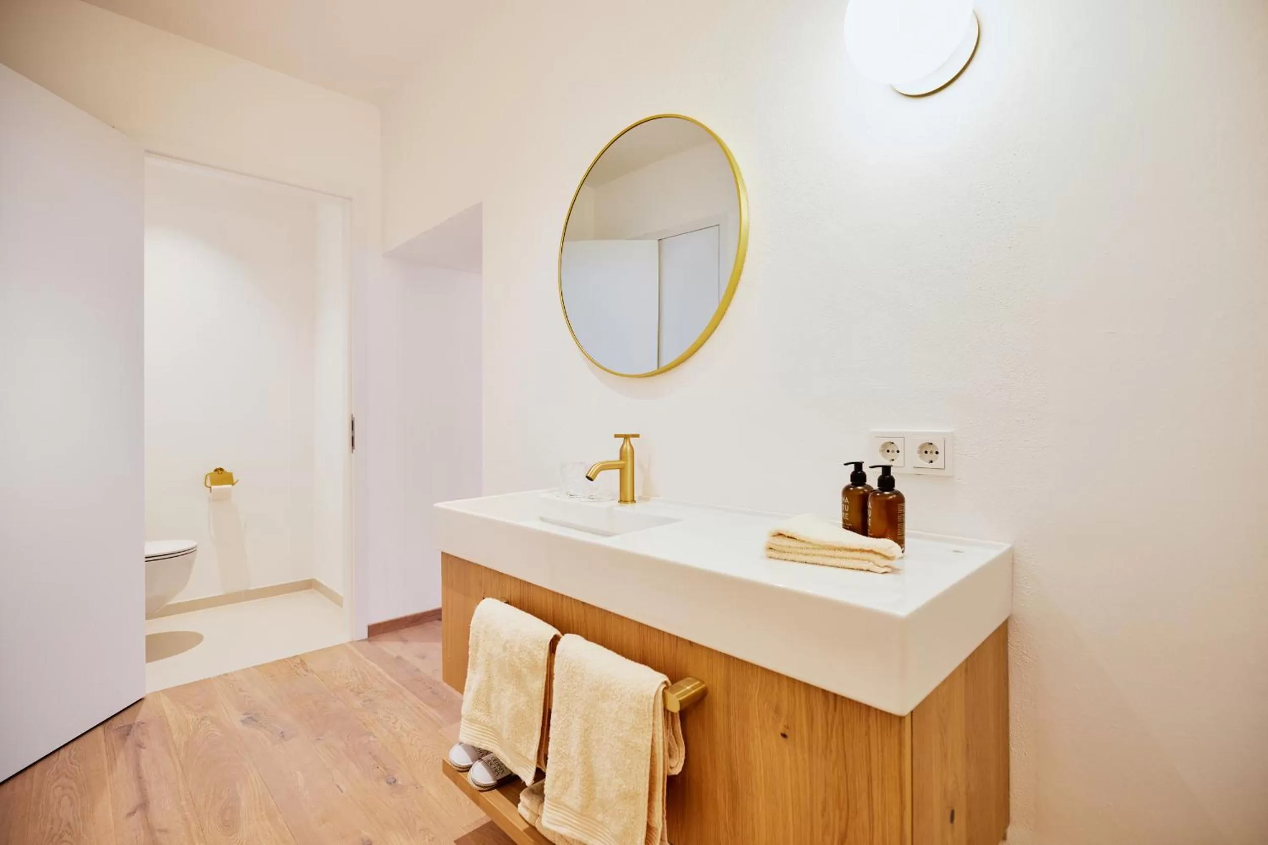 Toilet in Boutiquehotel Zum Goldenen Hirschen