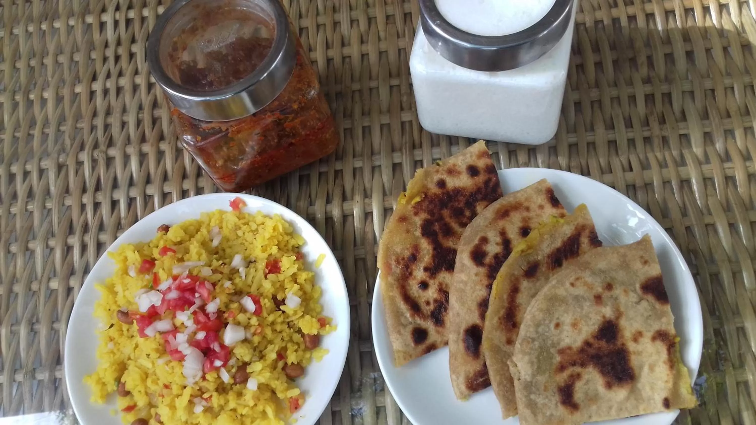 Asian breakfast in The Neem Tree