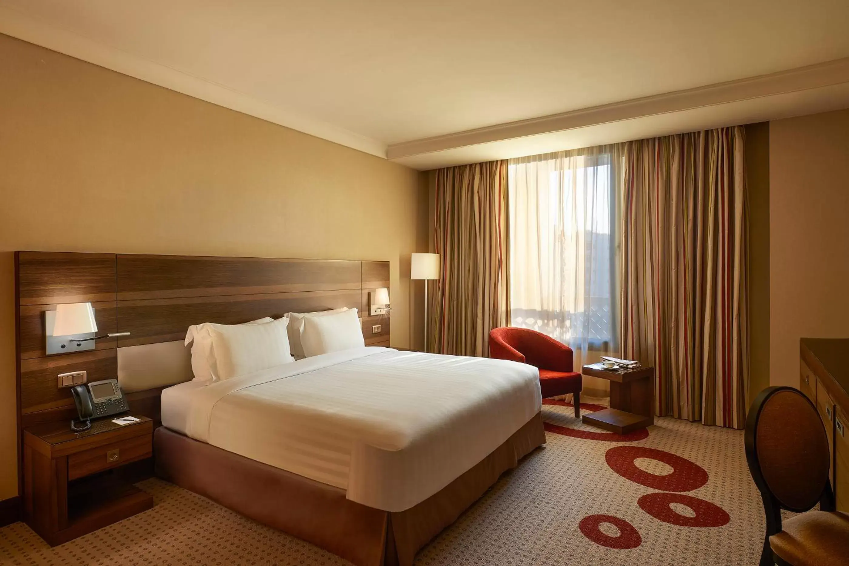 Bed in Safir Fintas Hotel Kuwait