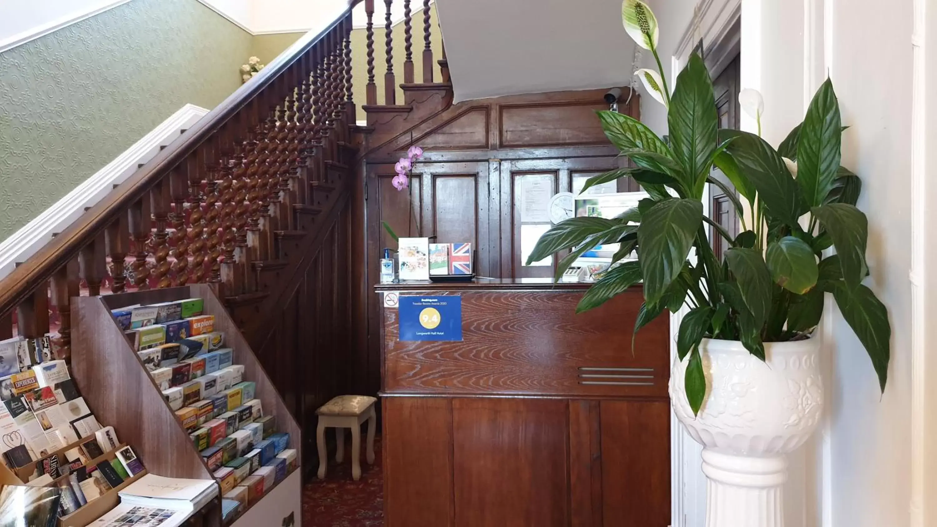 Lobby/Reception in Longworth Hall Hotel