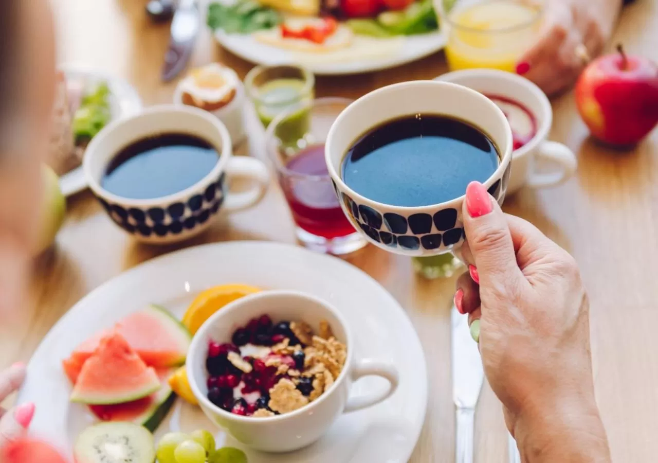 Buffet breakfast in Original Sokos Hotel Alexandra Jyväskylä