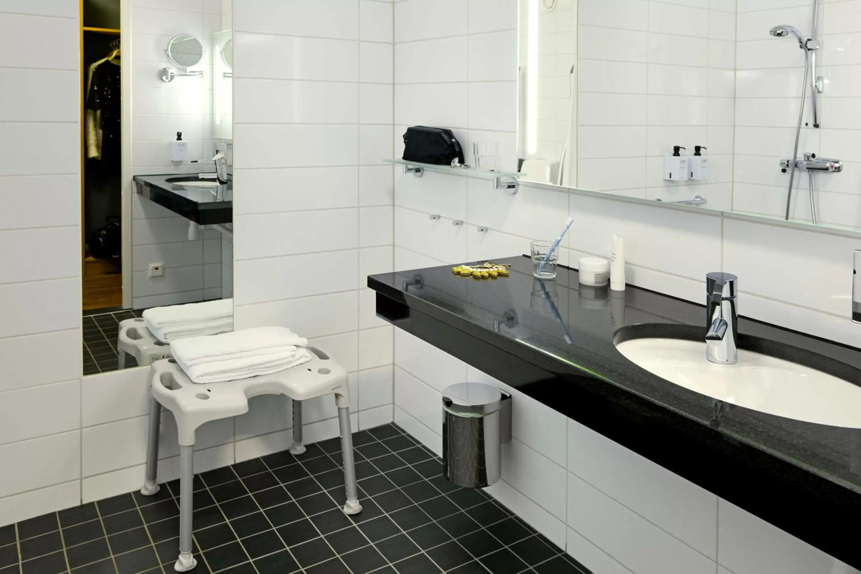 Bathroom in Scandic Europa