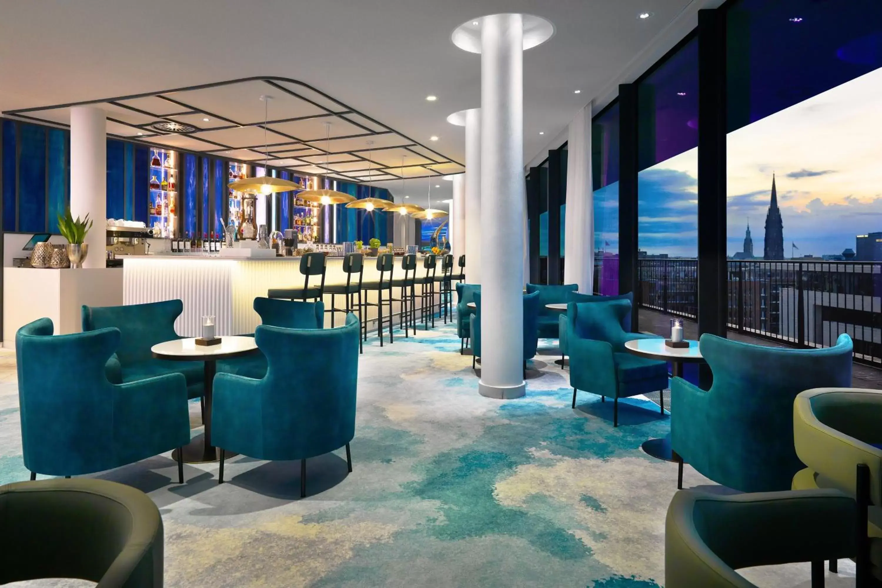 Restaurant/places to eat, Lounge/Bar in The Westin Hamburg