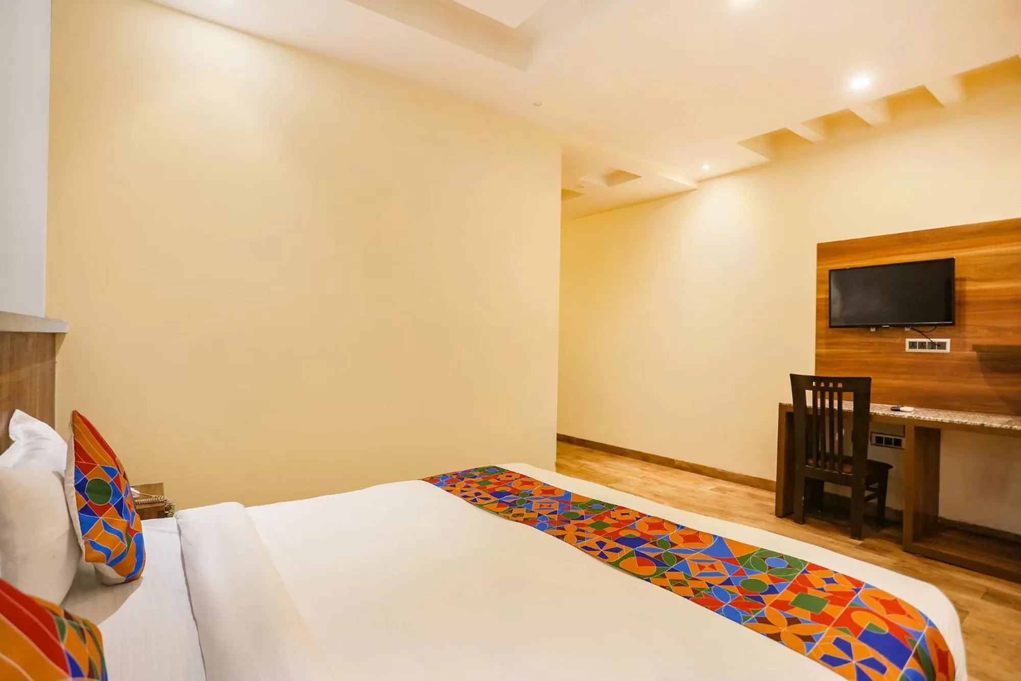 Bedroom, Bed in FabHotel Royal Touch Patel Nagar