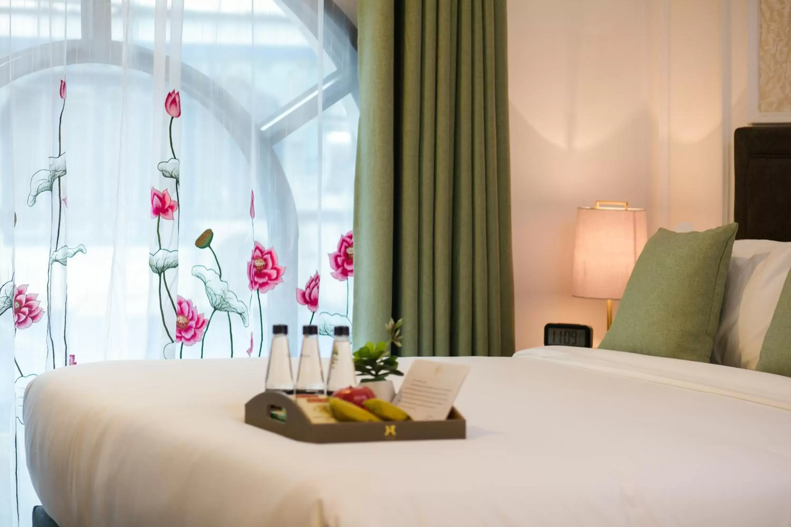 Bed in Hanoi Allure Hotel