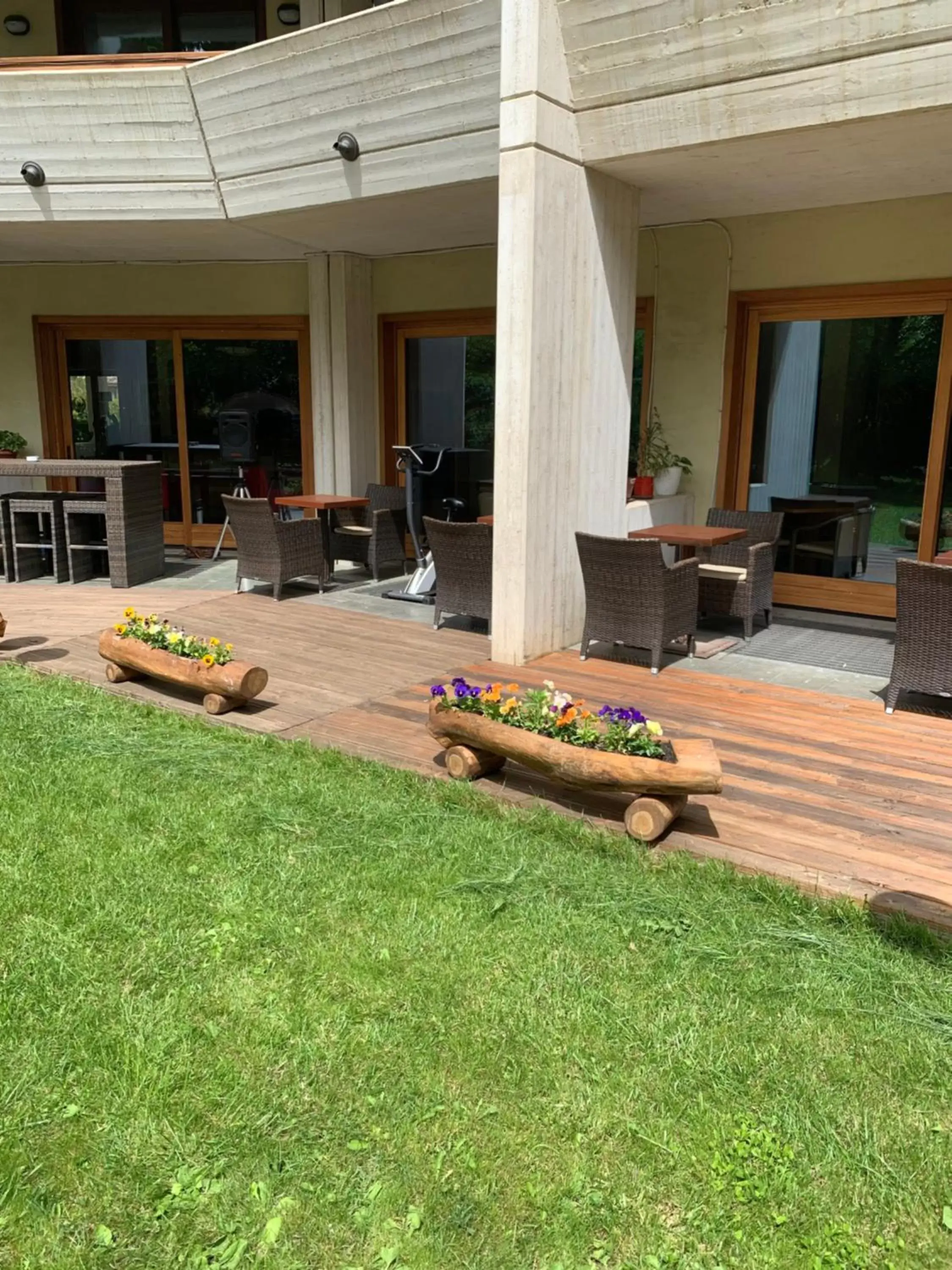 Garden view in Hotel Miage Garden view in Hotel Miage