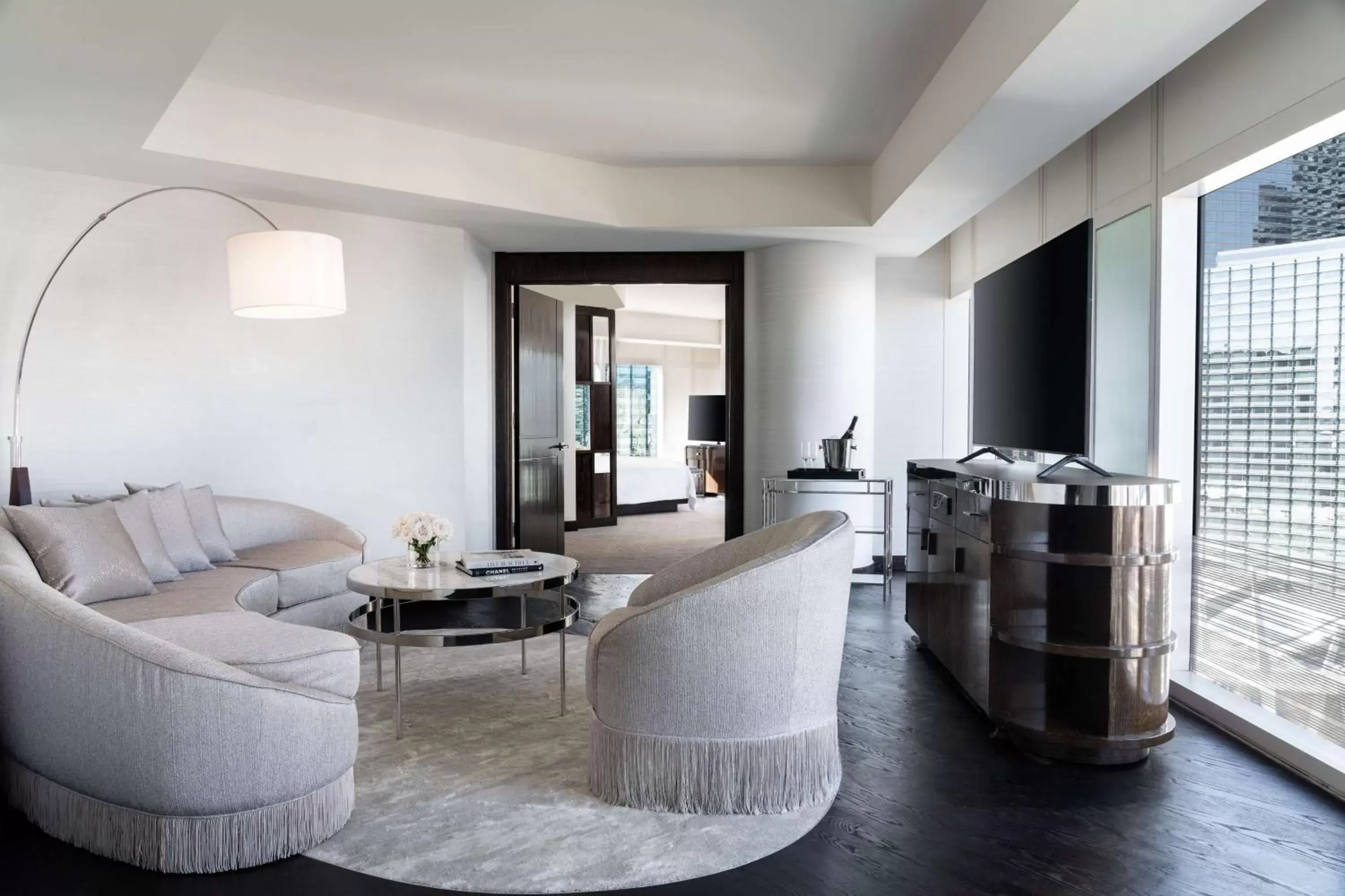 Living room, Seating Area in Waldorf Astoria Las Vegas