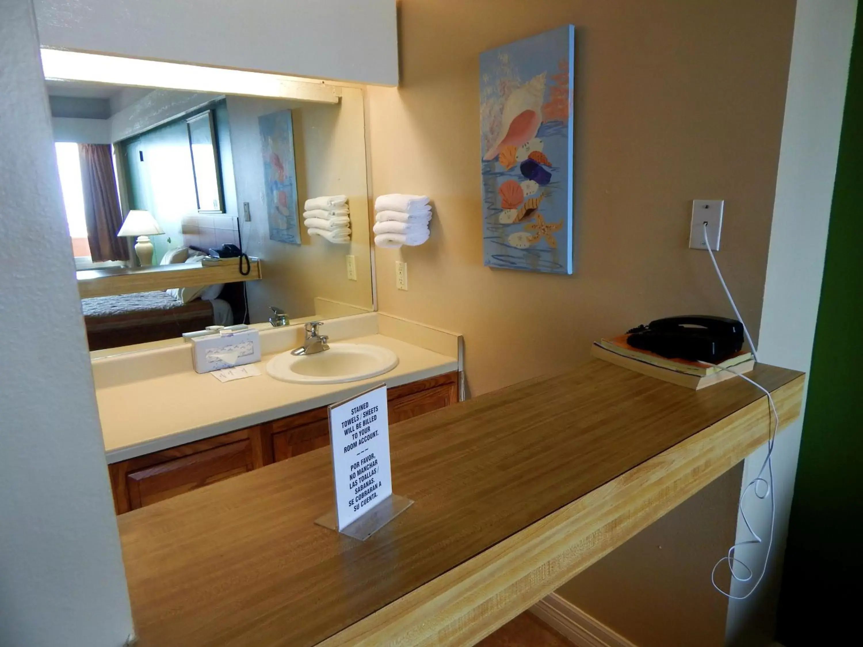 Bathroom in Padre South Hotel On The Beach Bathroom in Padre South Hotel On The Beach