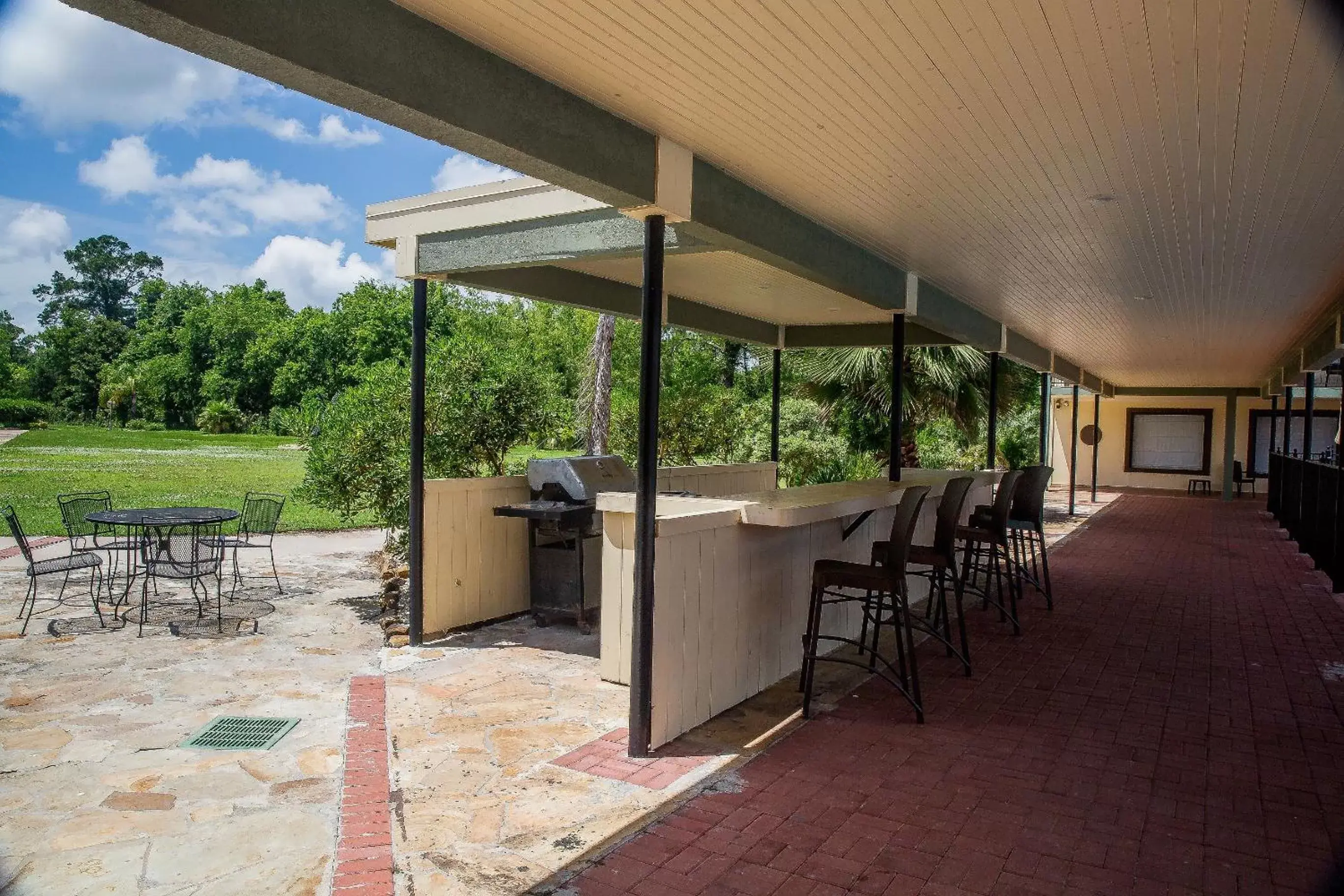 BBQ facilities in Ramada by Wyndham Houston Intercontinental Airport East