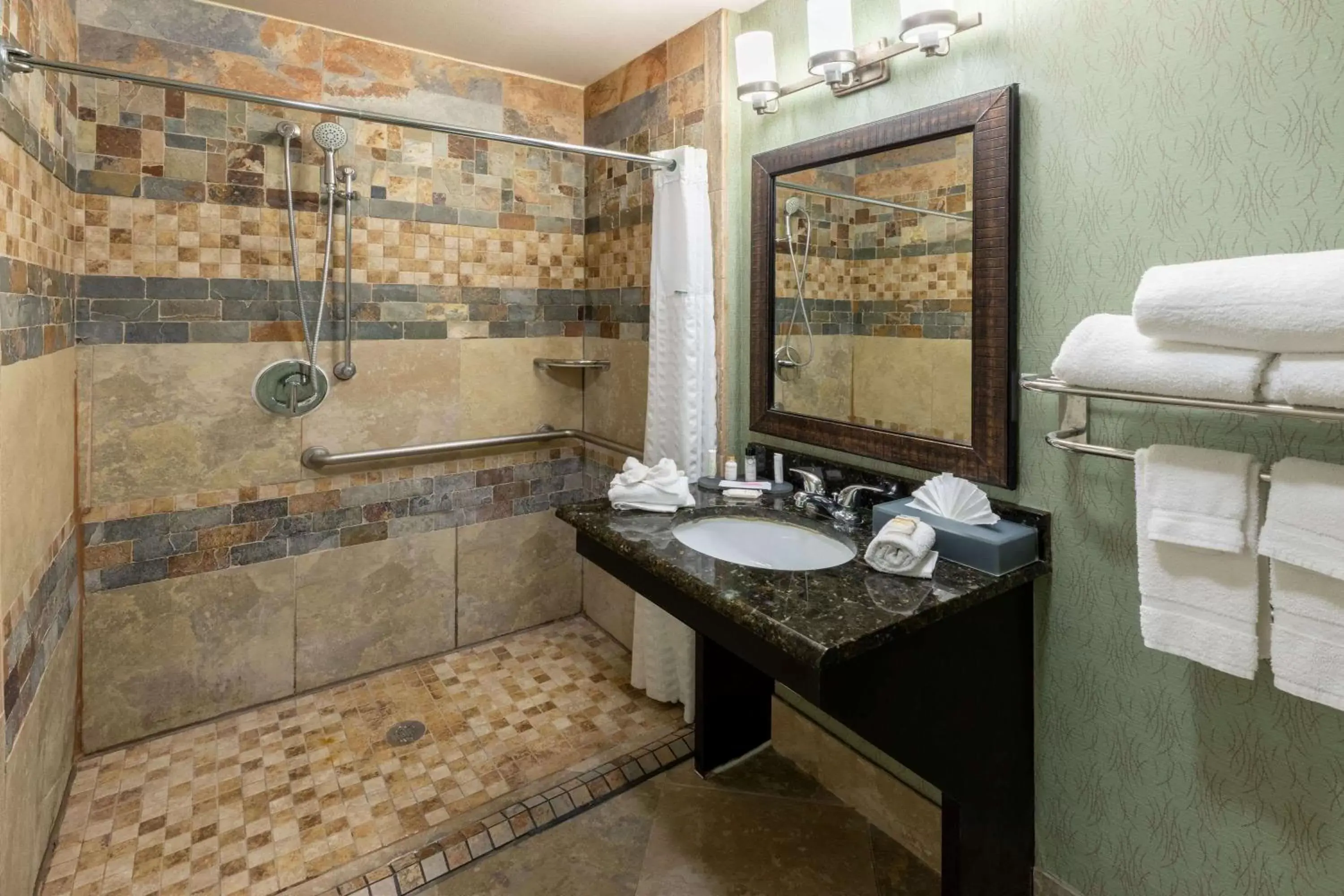 Bathroom in La Quinta by Wyndham Fort Worth - Lake Worth