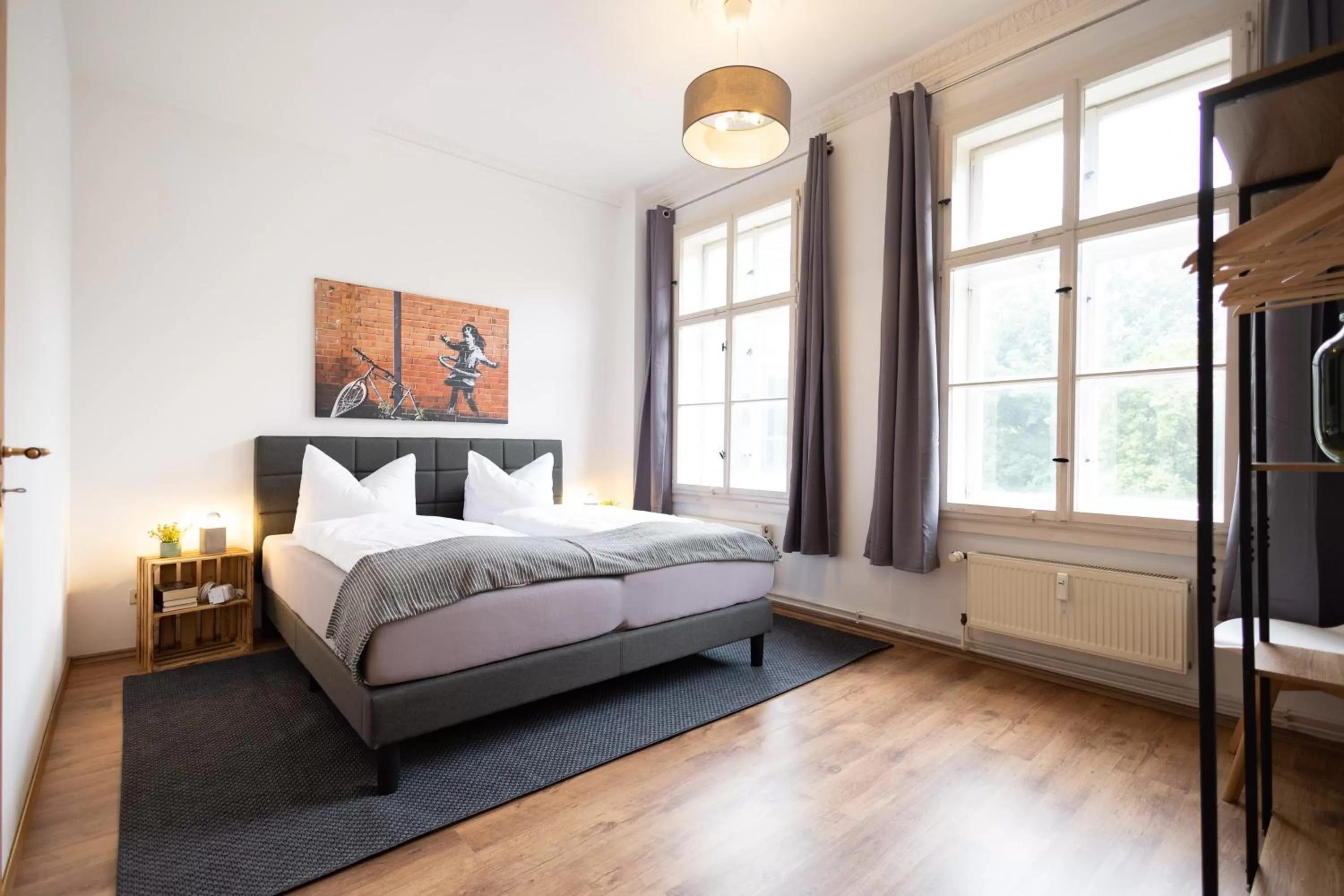 Bedroom, Bed in Apartments an der Oper - Innenstadt - Zentral - Küche - Wifi - Powered by Ko-Living