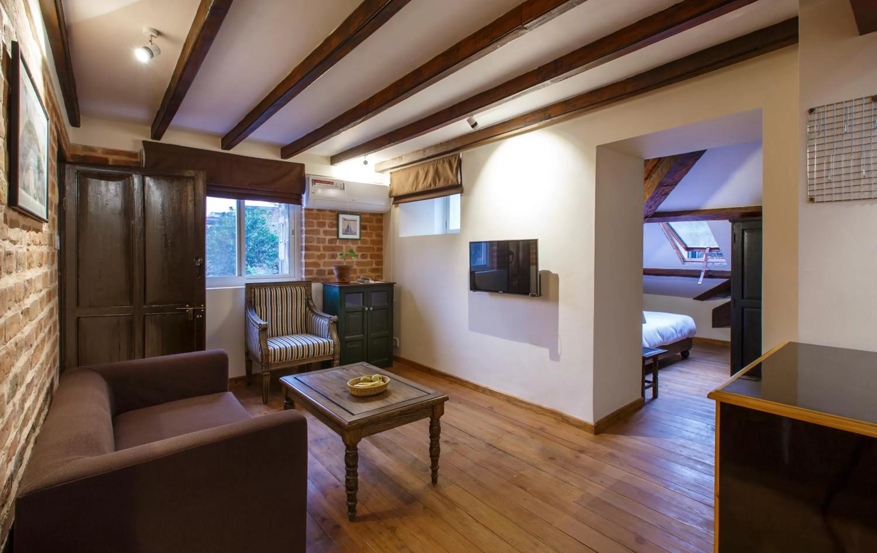 Seating area in Thamel Villa Heritage Hotel