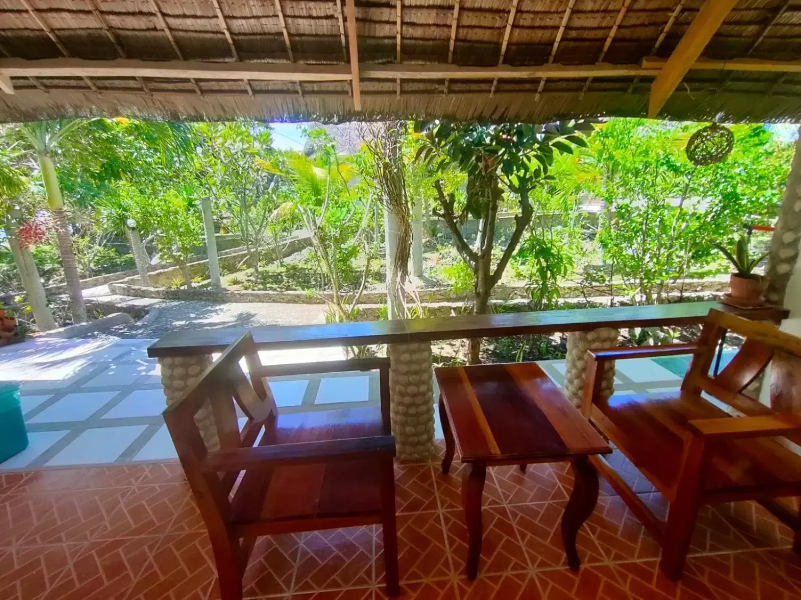 Seating area, Pool View in Moalboal T Breeze Coastal Resort