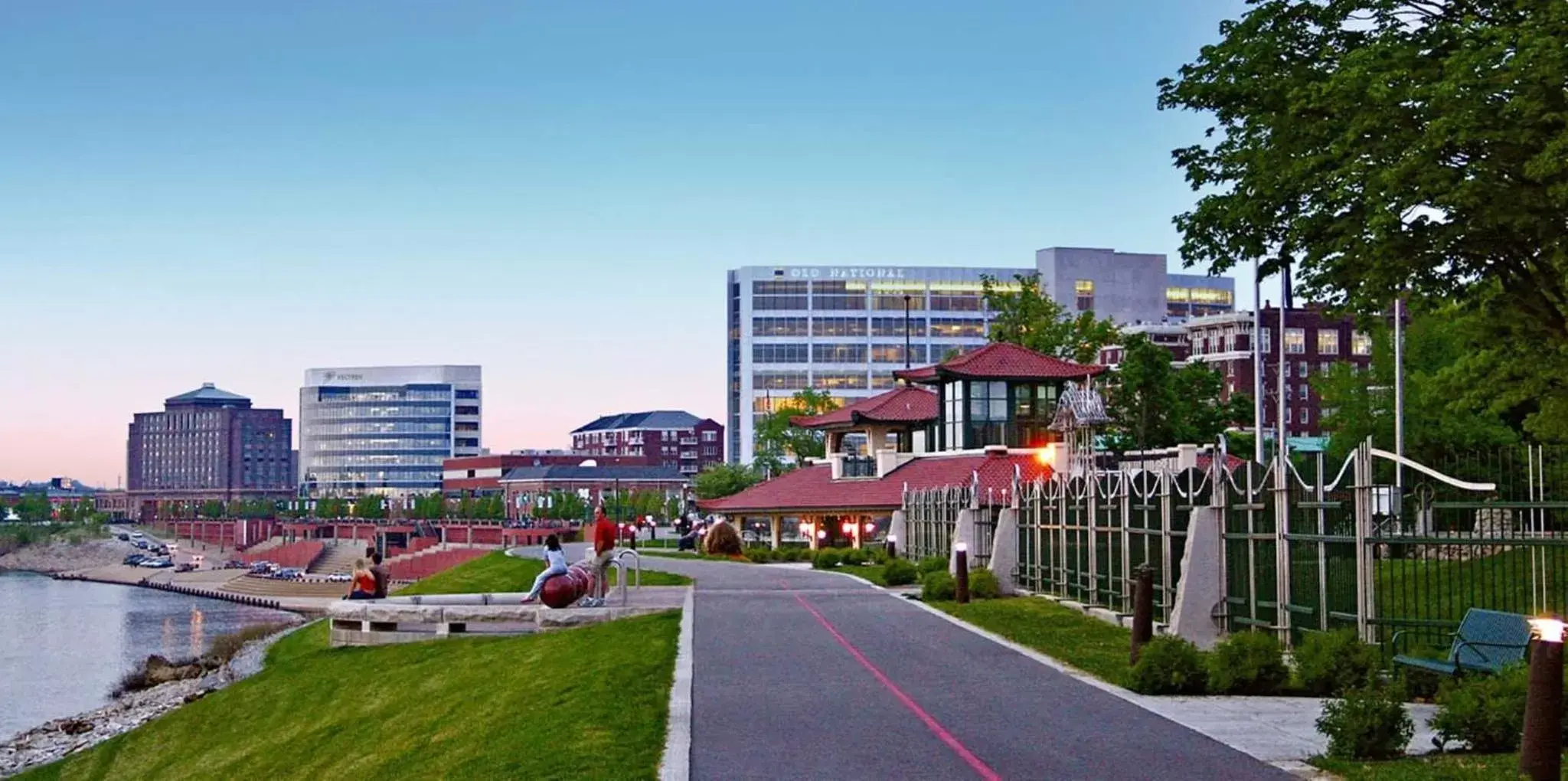 Area and facilities in Holiday Inn Express & Suites Evansville Downtown, an IHG Hotel