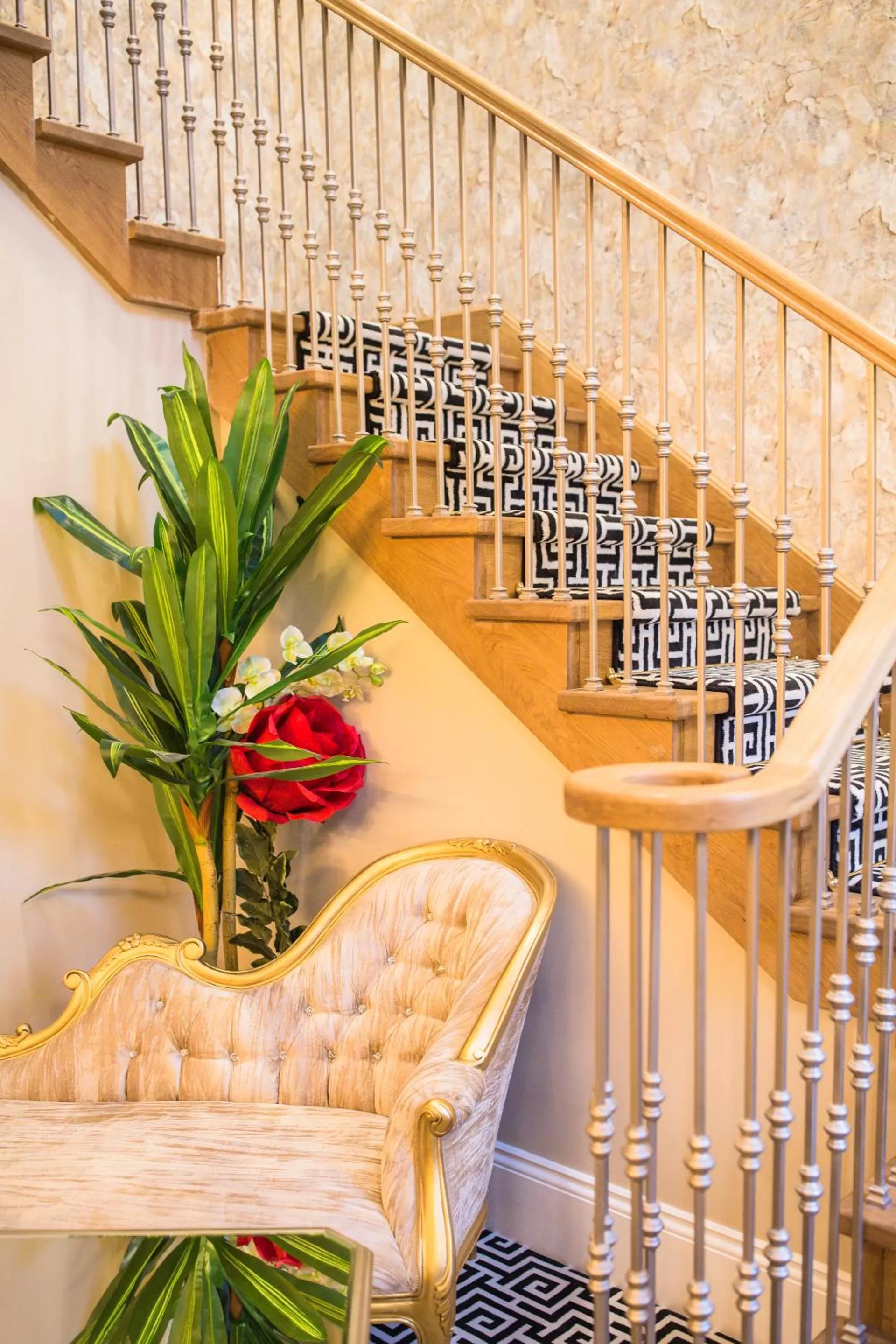 Lobby or reception in The Old Hall Hotel