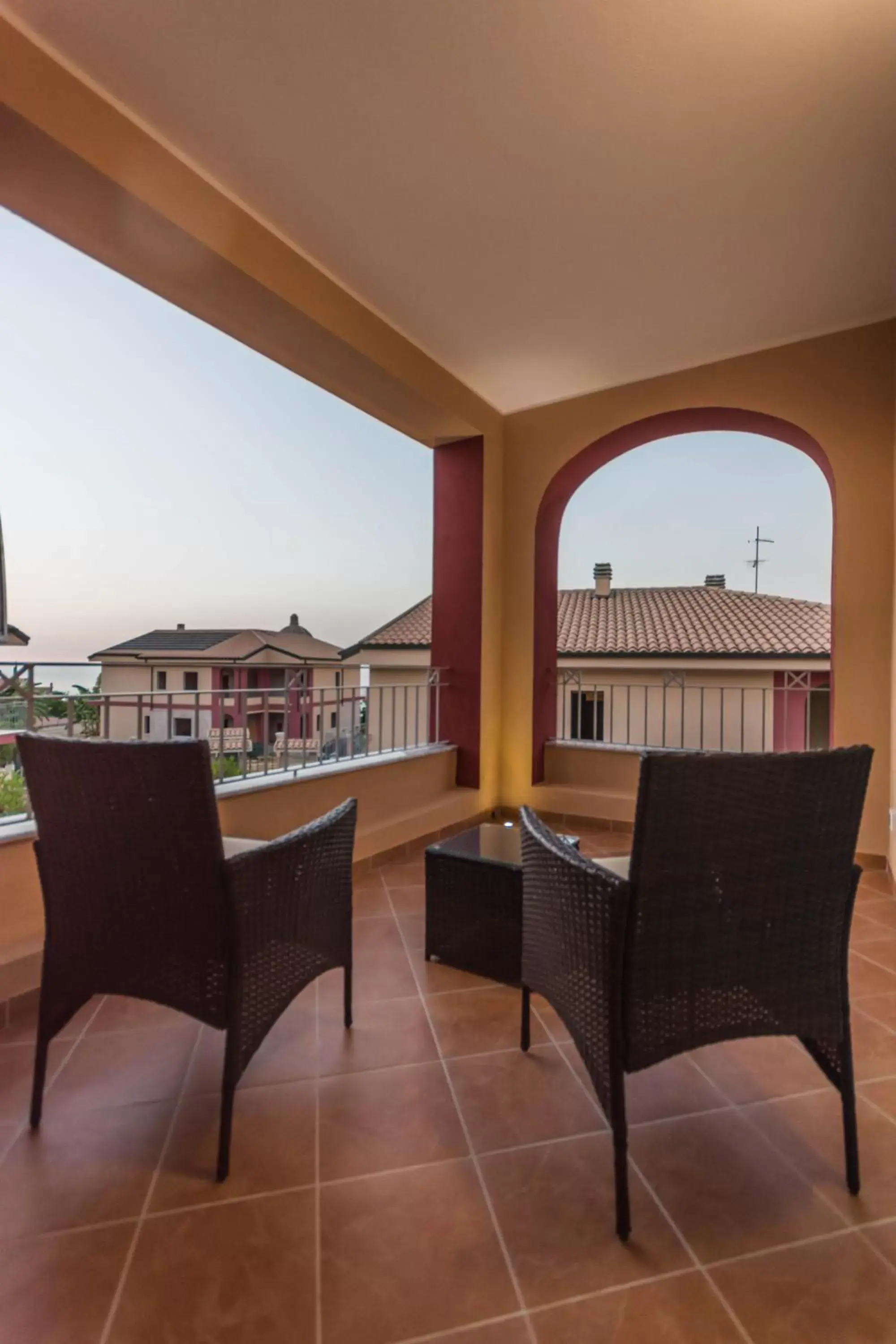 Balcony/Terrace in Aether Suites Tropea - Free Parking
