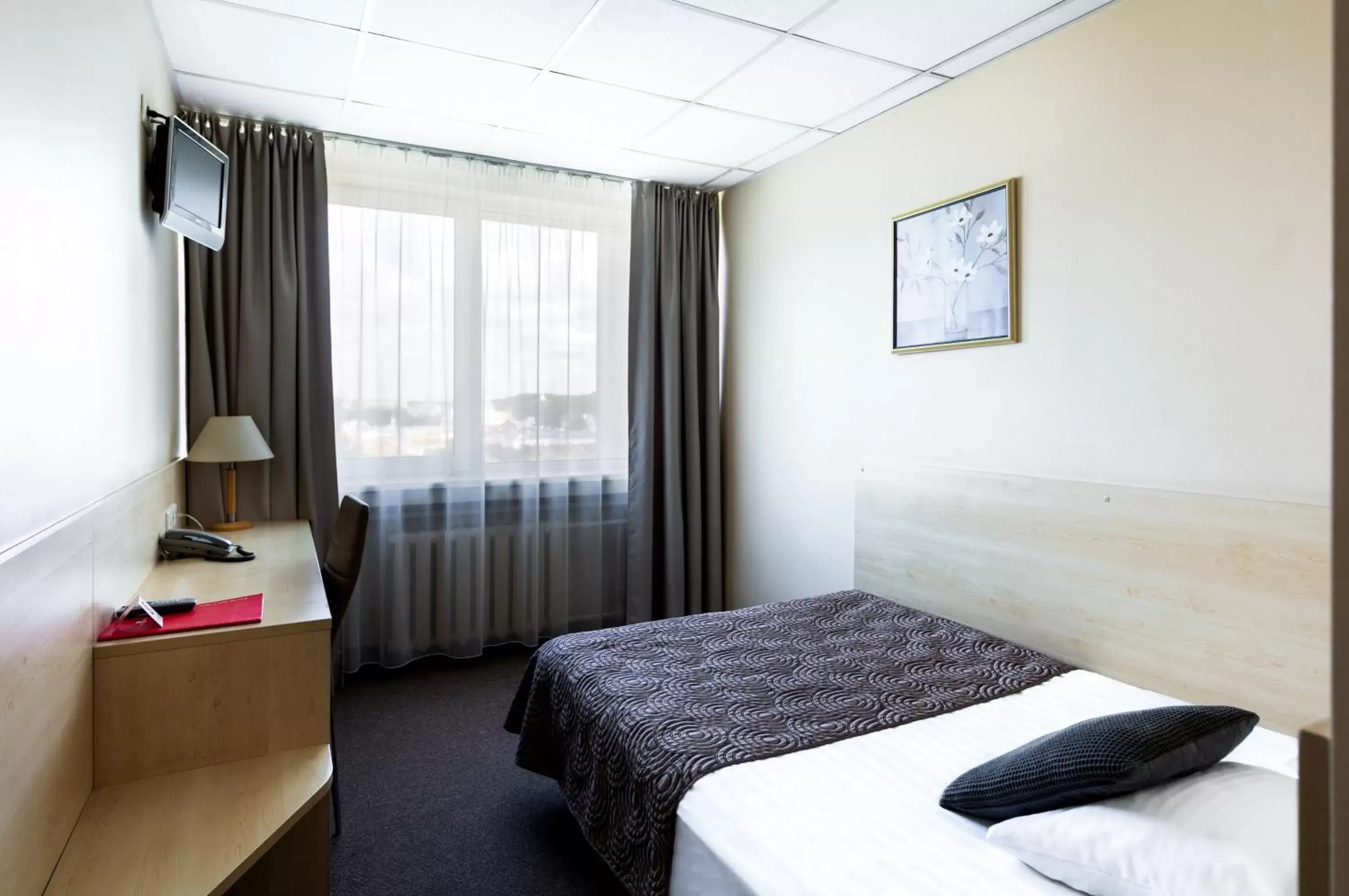 Living room, Bed in Hotel Panorama