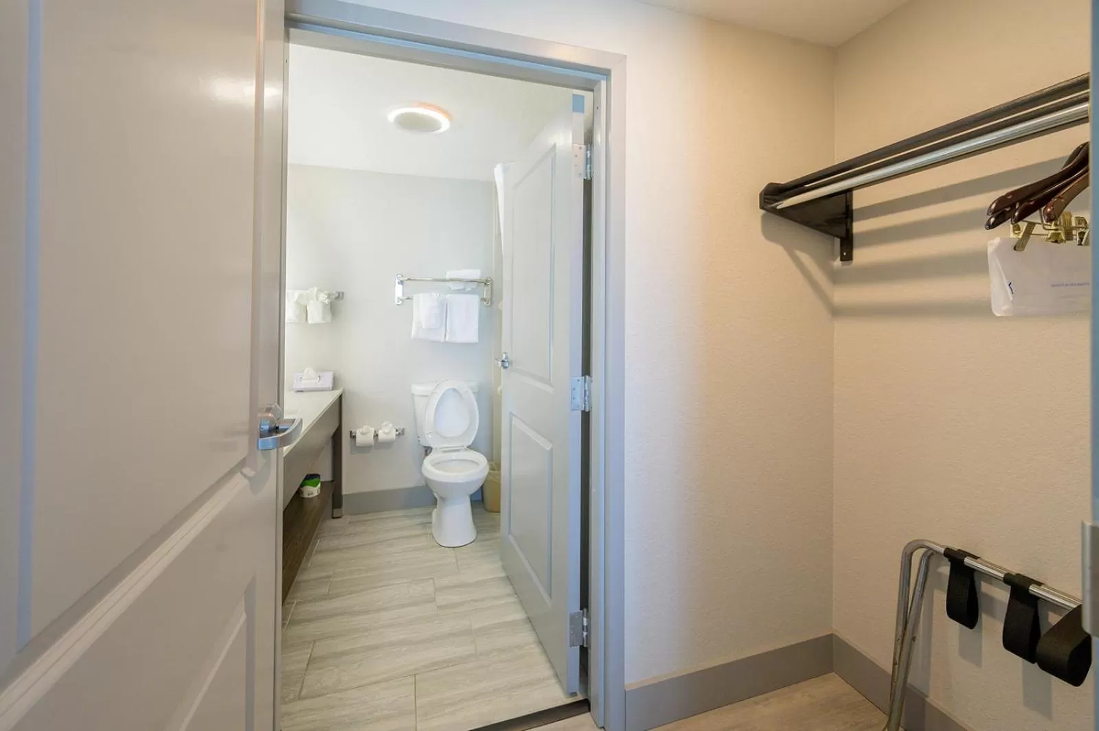 Bathroom in Hawthorn Extended Stay by Wyndham Panama City Beach