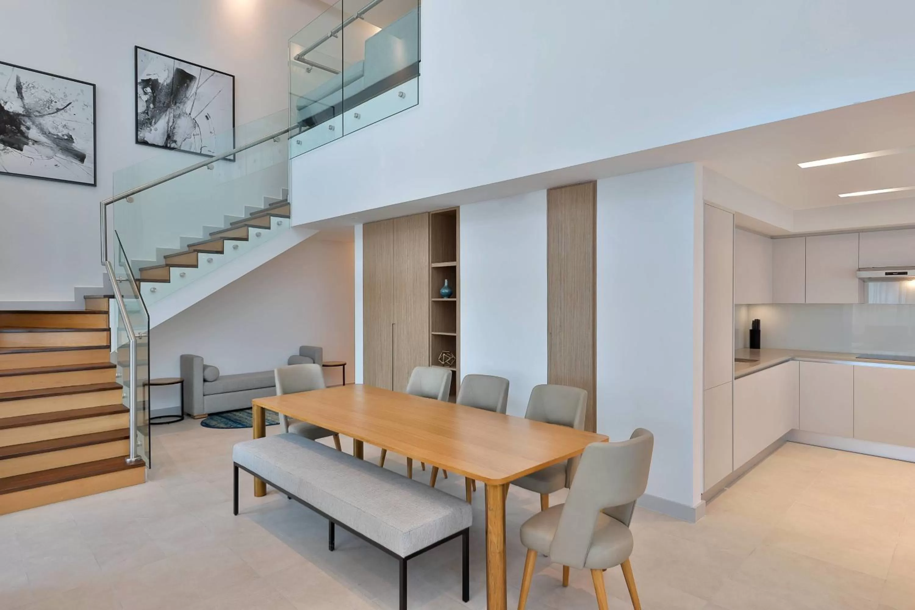 Bedroom, Dining Area in Residence Inn by Marriott Al Jaddaf