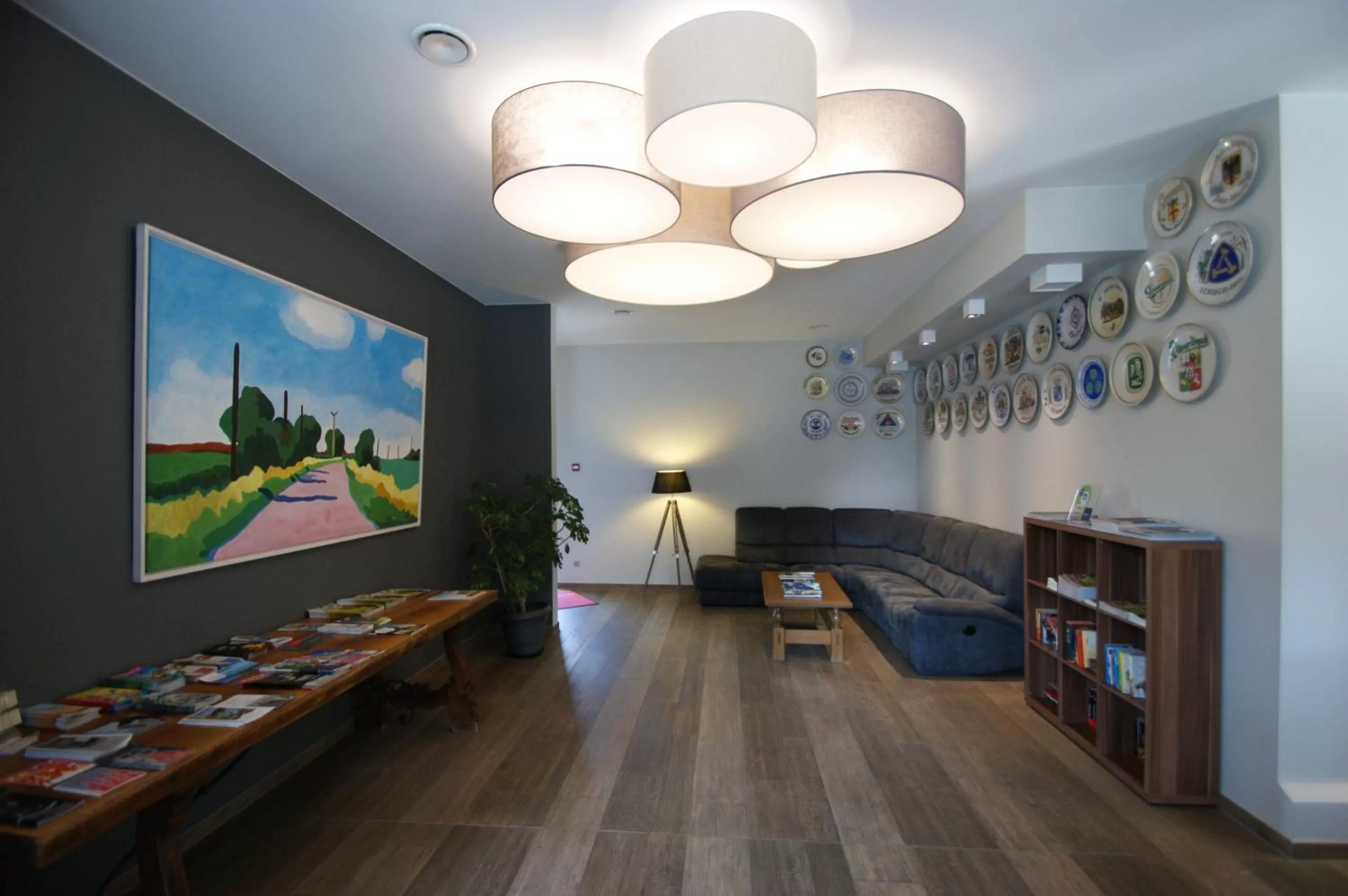 Lobby or reception, Bed in Hotel Restaurant Tychon AG