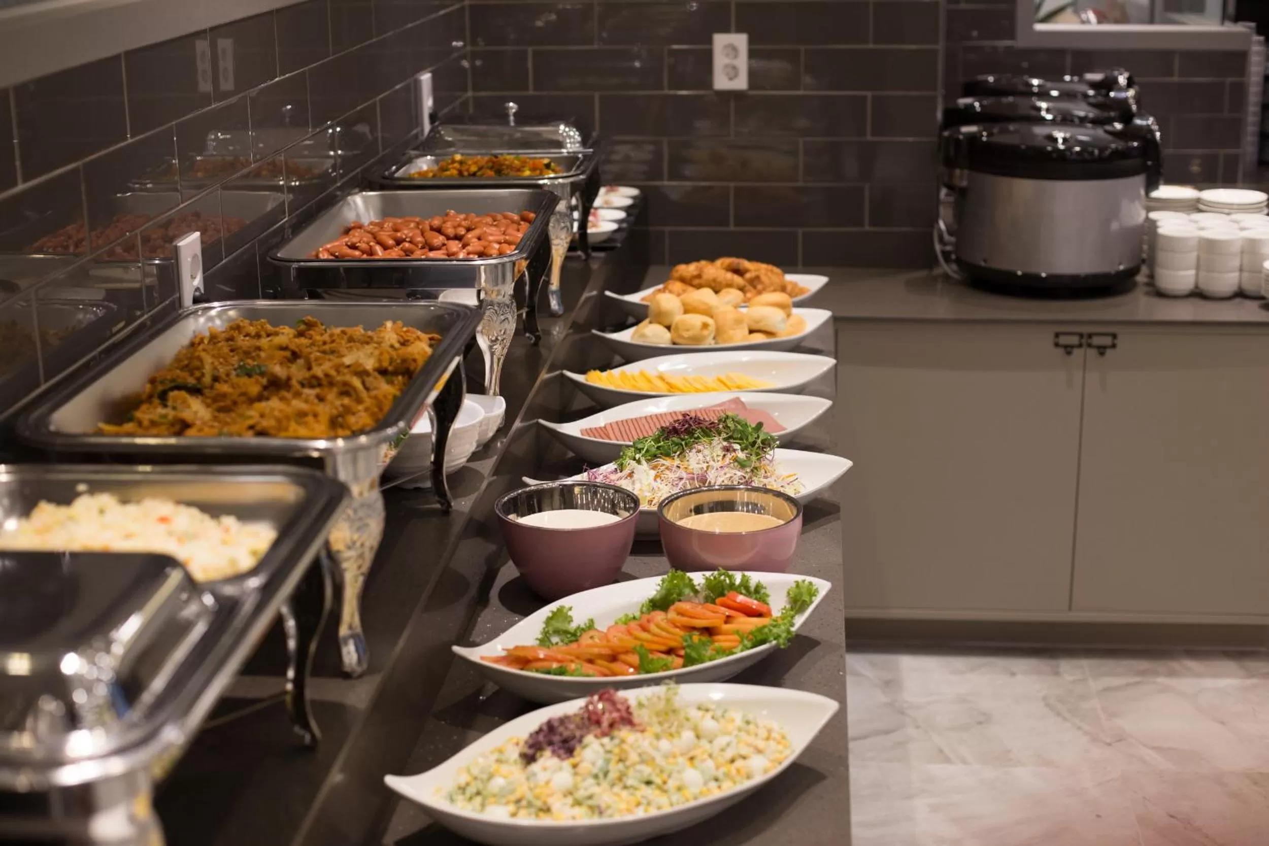 Buffet breakfast in GnB Hotel