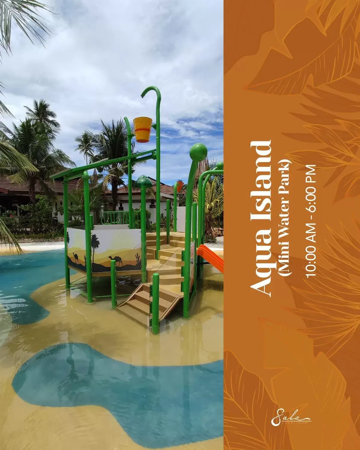 Aqua park in Princesa Garden Island Resort and Spa