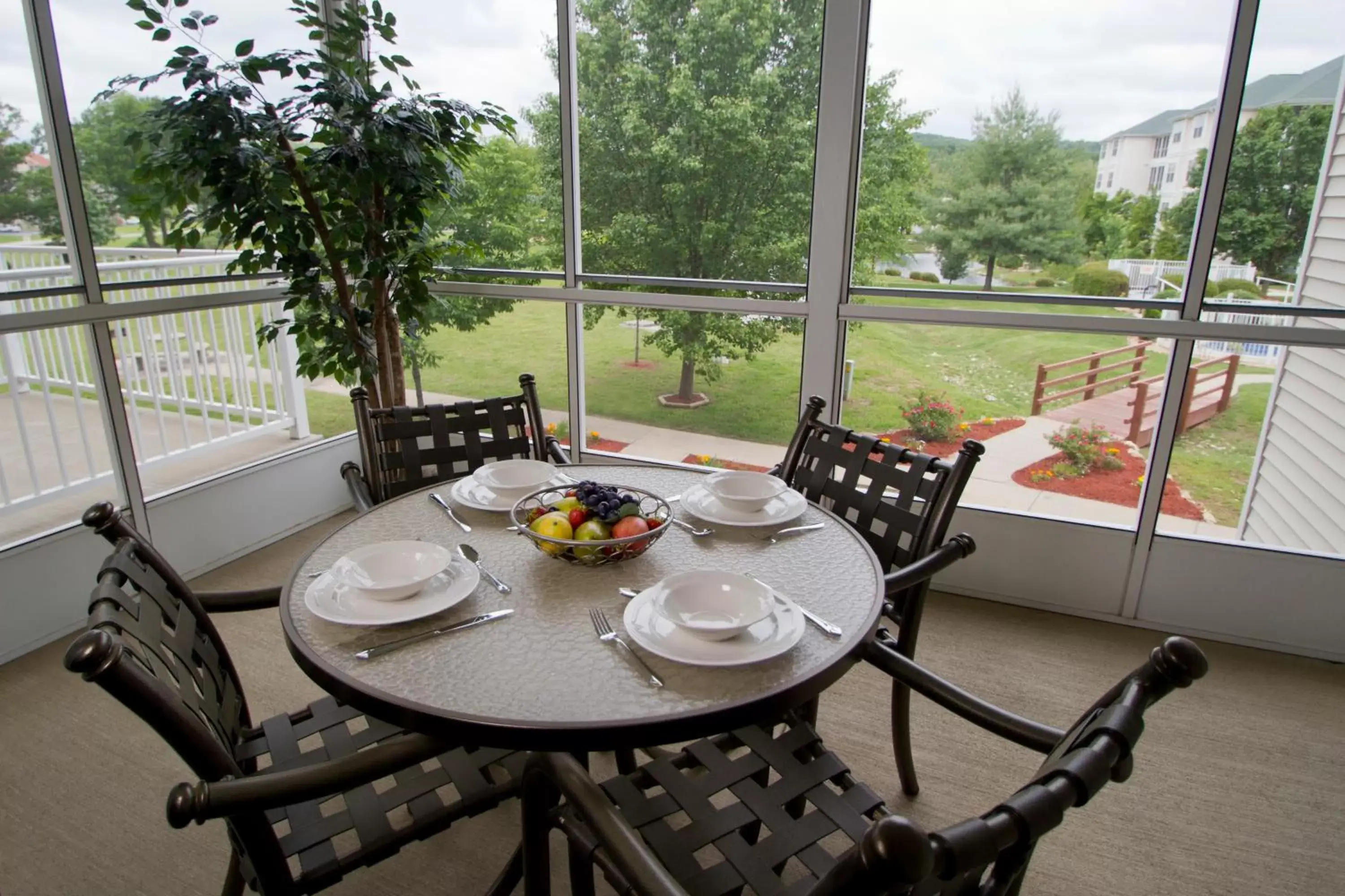 Patio in The Suites at Fall Creek