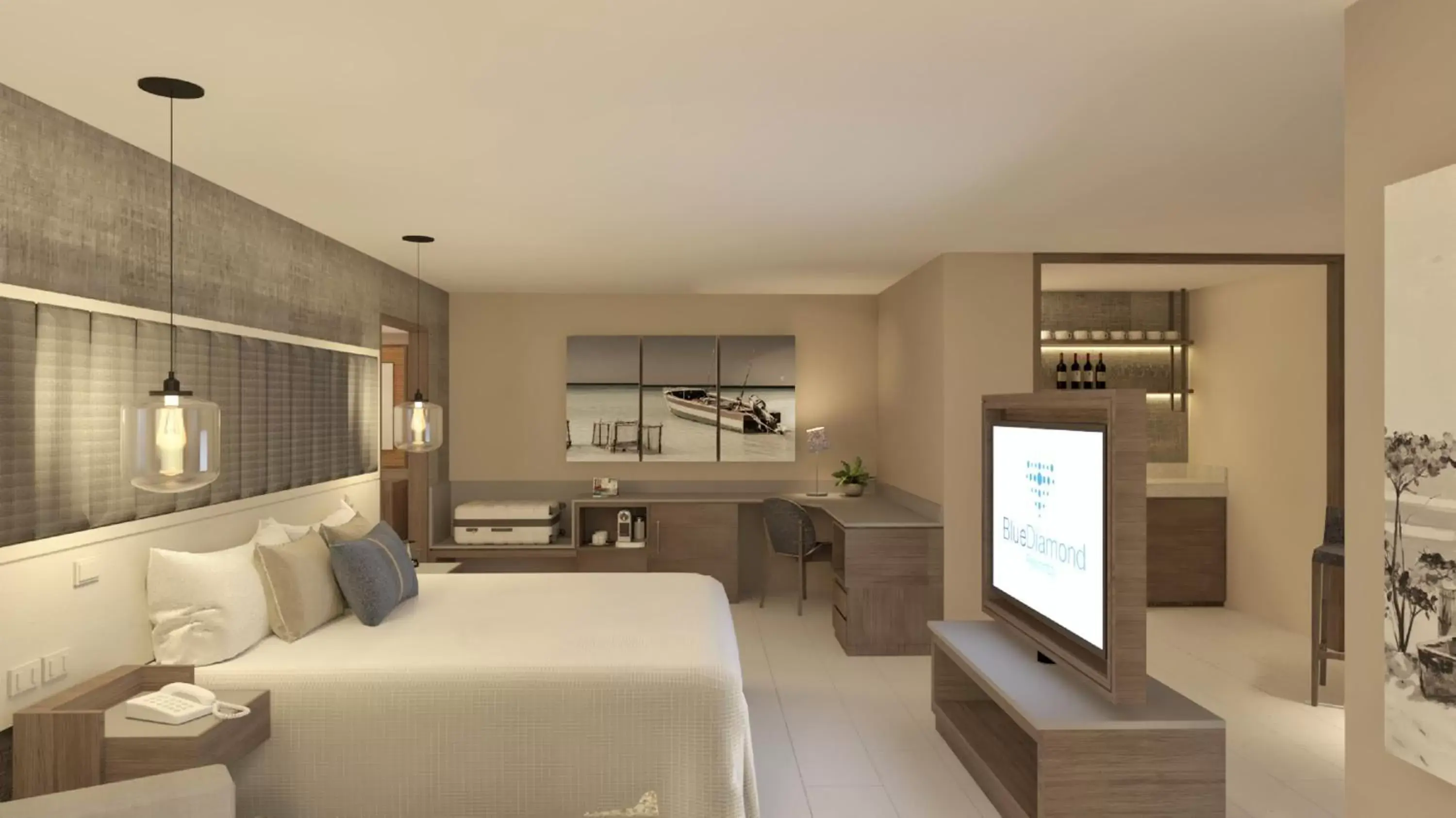 Bedroom in Hideaway at Royalton Blue Waters, An Autograph Collection all-Inclusive Resort - Adults Only