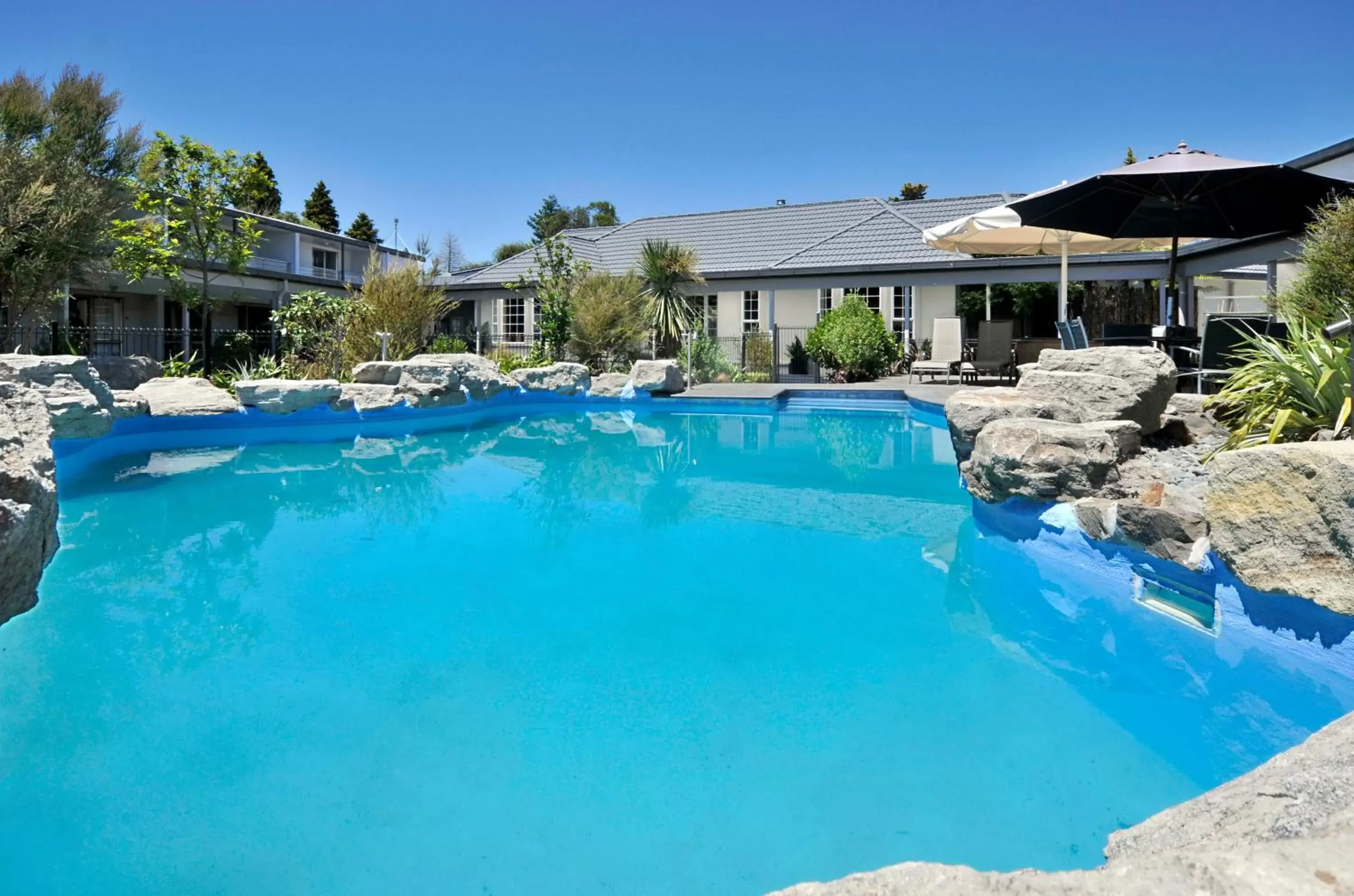 Swimming Pool in Wai Ora Lakeside Spa Resort
