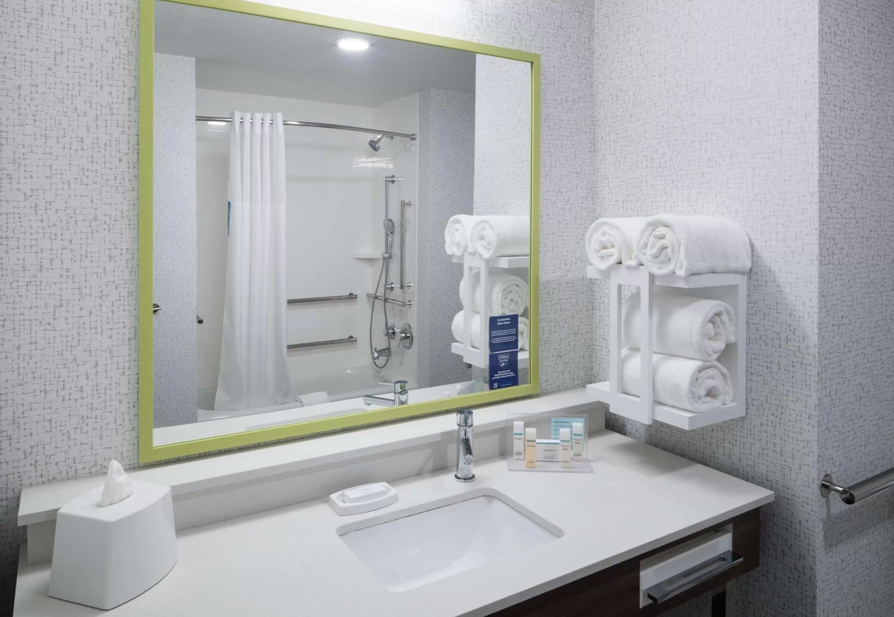 Bathroom in Hampton Inn & Suites Cape Canaveral Cruise Port, Fl