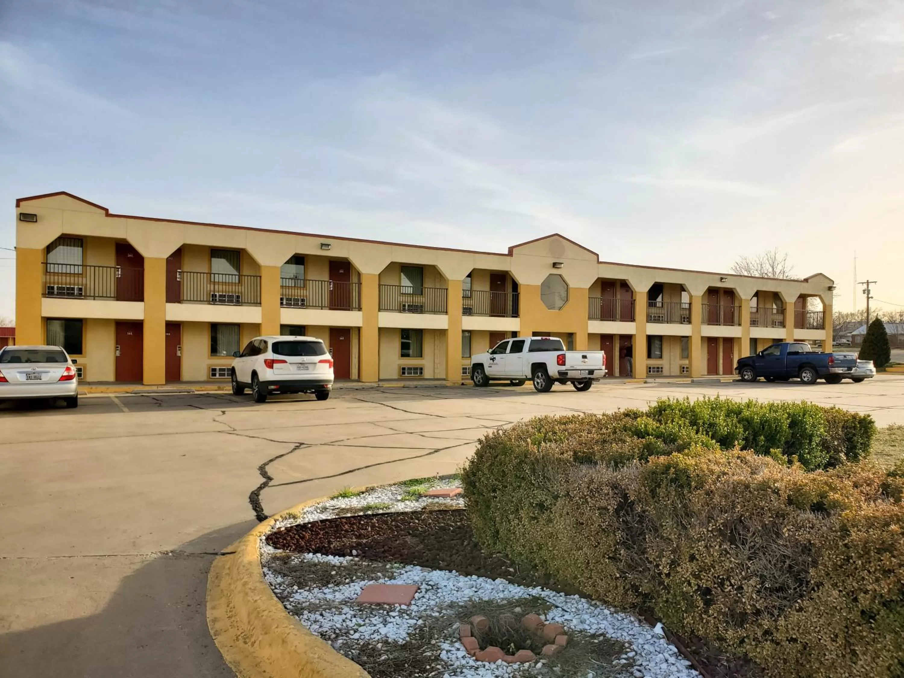 Property building in Motel 6 Shamrock TX