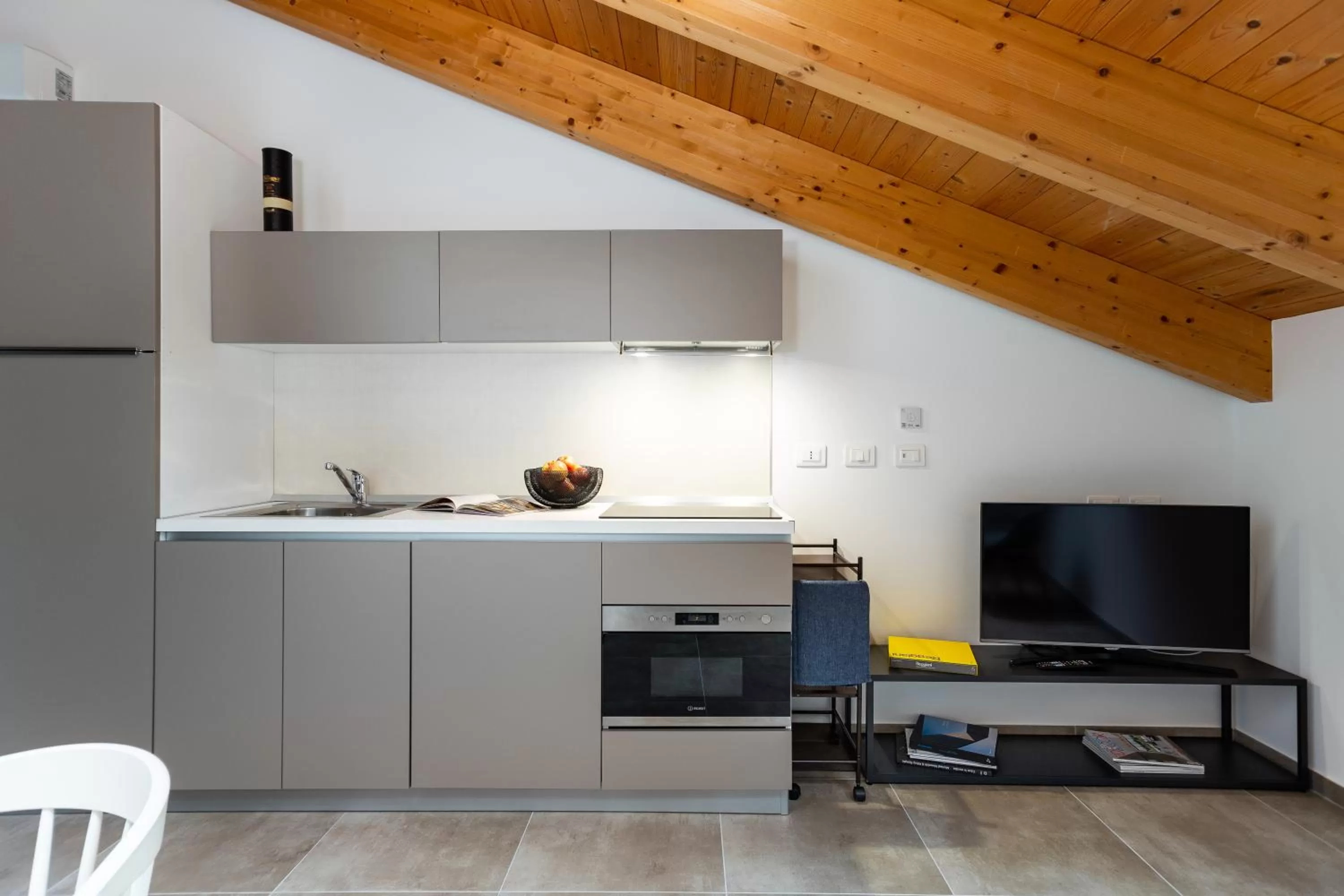 Kitchen or kitchenette in Dreams Hotel Residenza Pianell 10