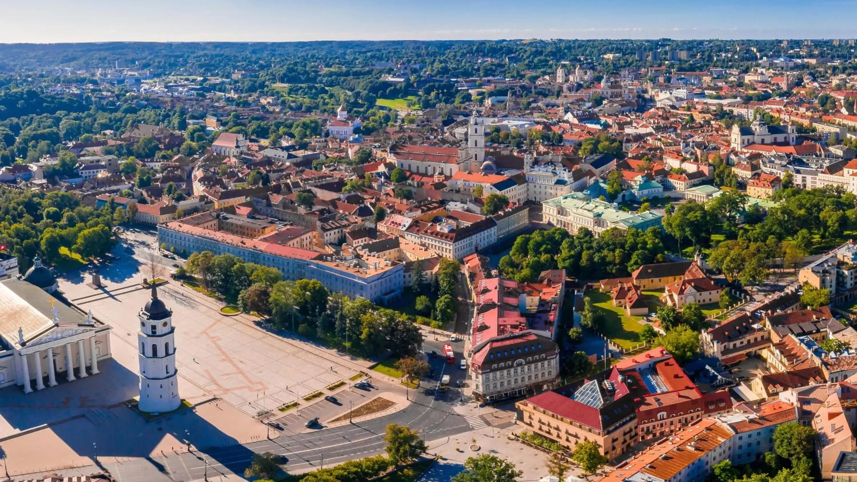 City view, Bird's-eye View in Grand Hotel Kempinski Vilnius