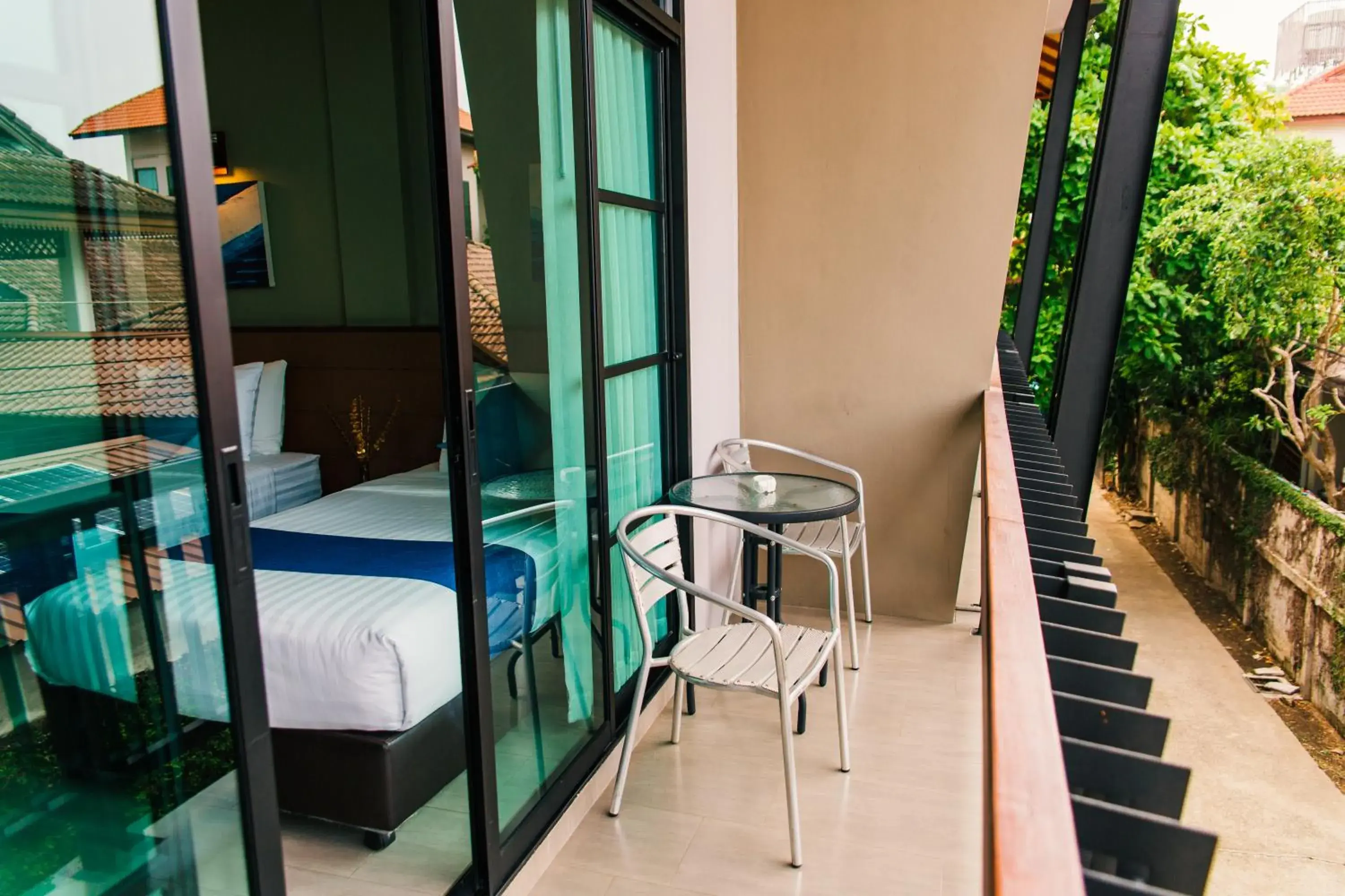 Balcony/Terrace in Wealth Boutique Hotel Chiang Mai