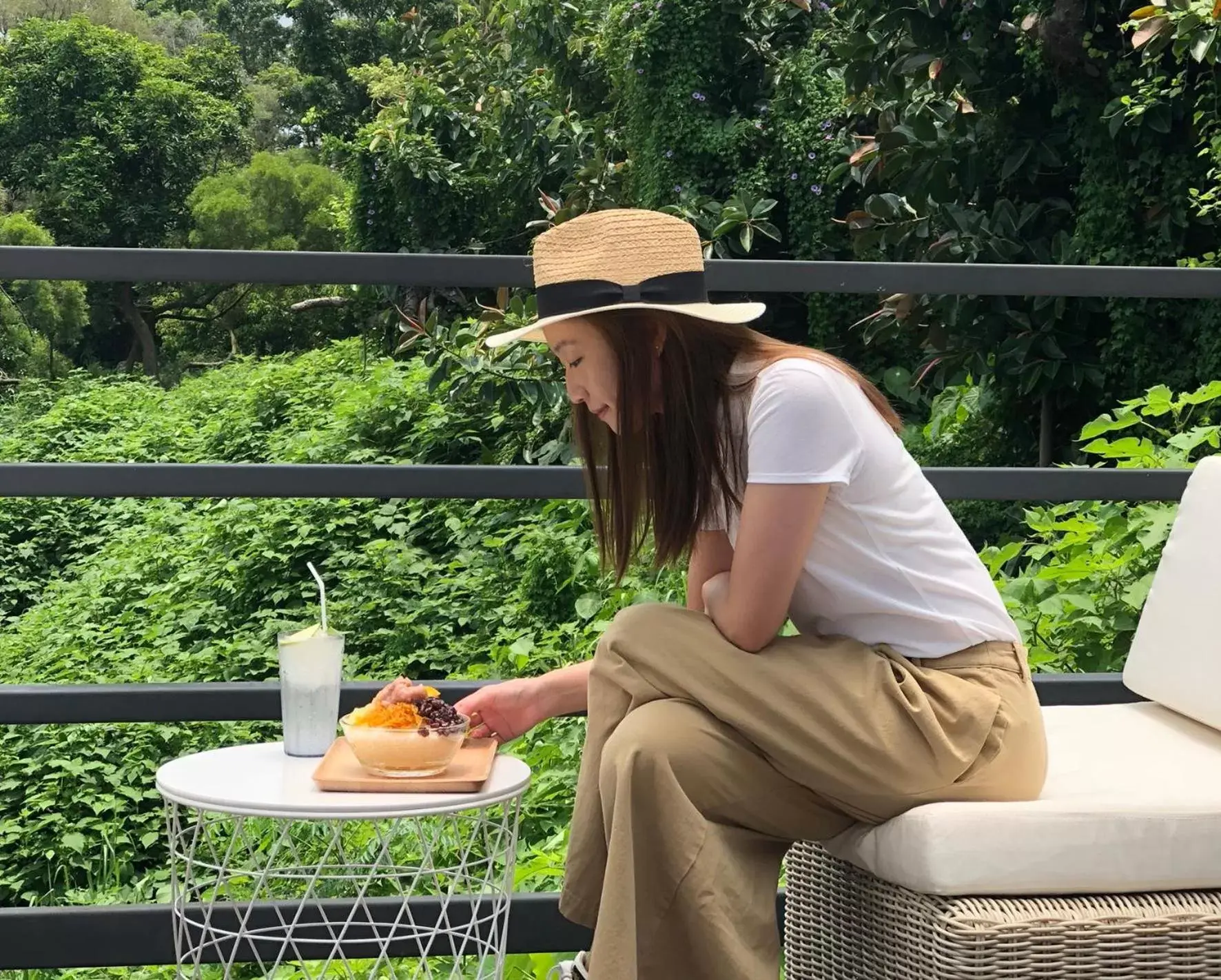 Patio in The Grand Hotel Kaohsiung