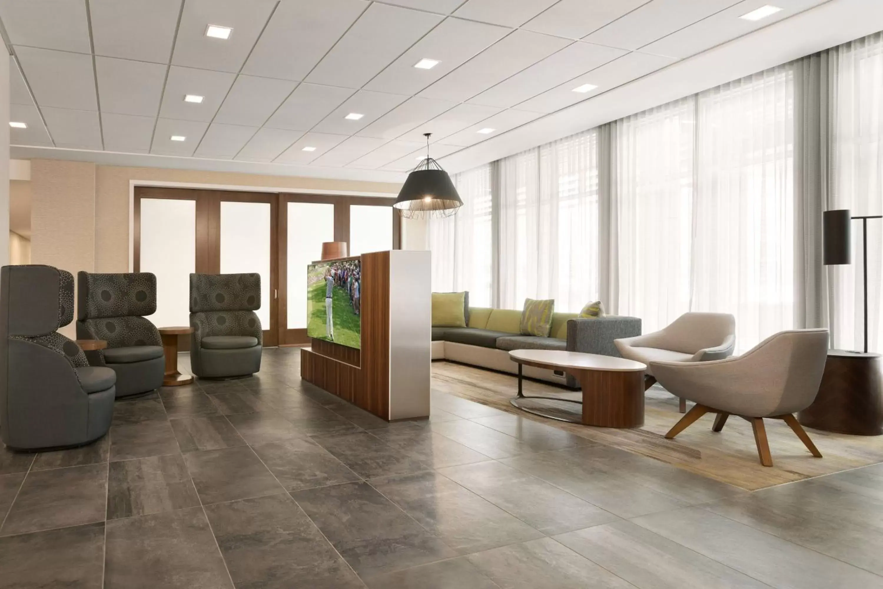 Lobby or reception, Lobby/Reception in Courtyard by Marriott St Paul Woodbury