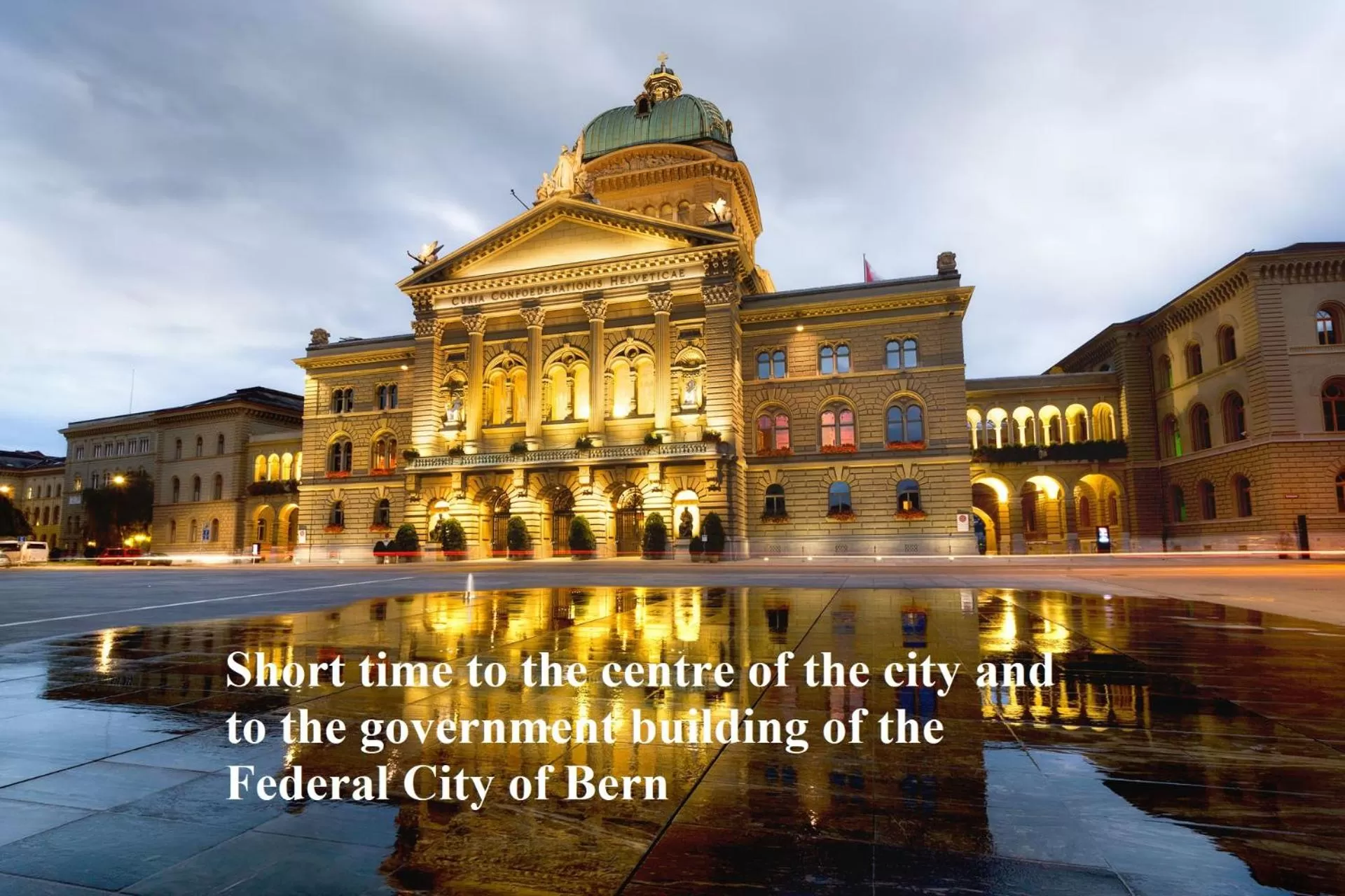 Nearby landmark in Boutique Hotel BS16 before Bern City Parking gratis